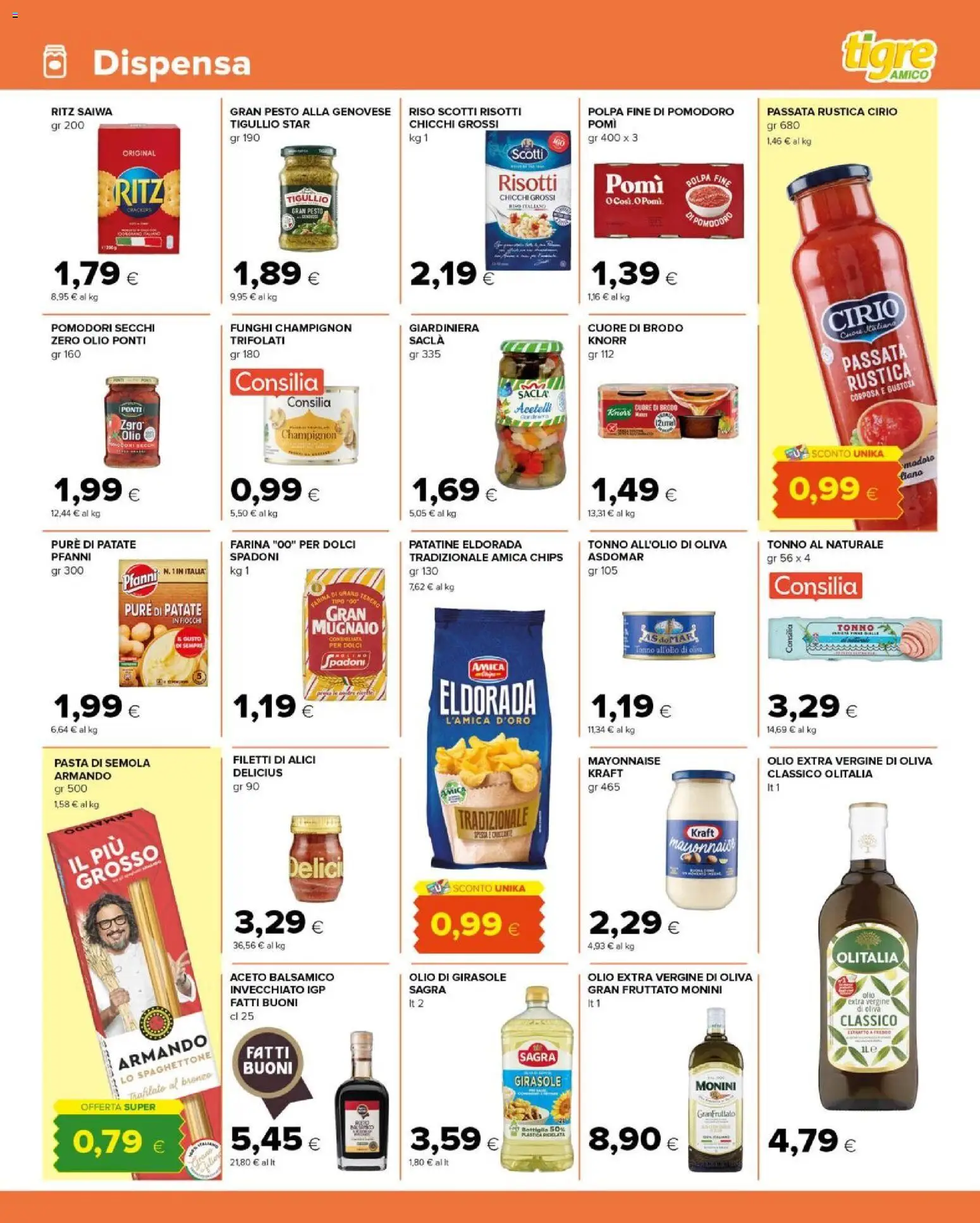 Volantino Tigre del 30.11.2025 | Pagina: 9 | Prodotti: Patatine, Olio, Tonno, Bottiglia