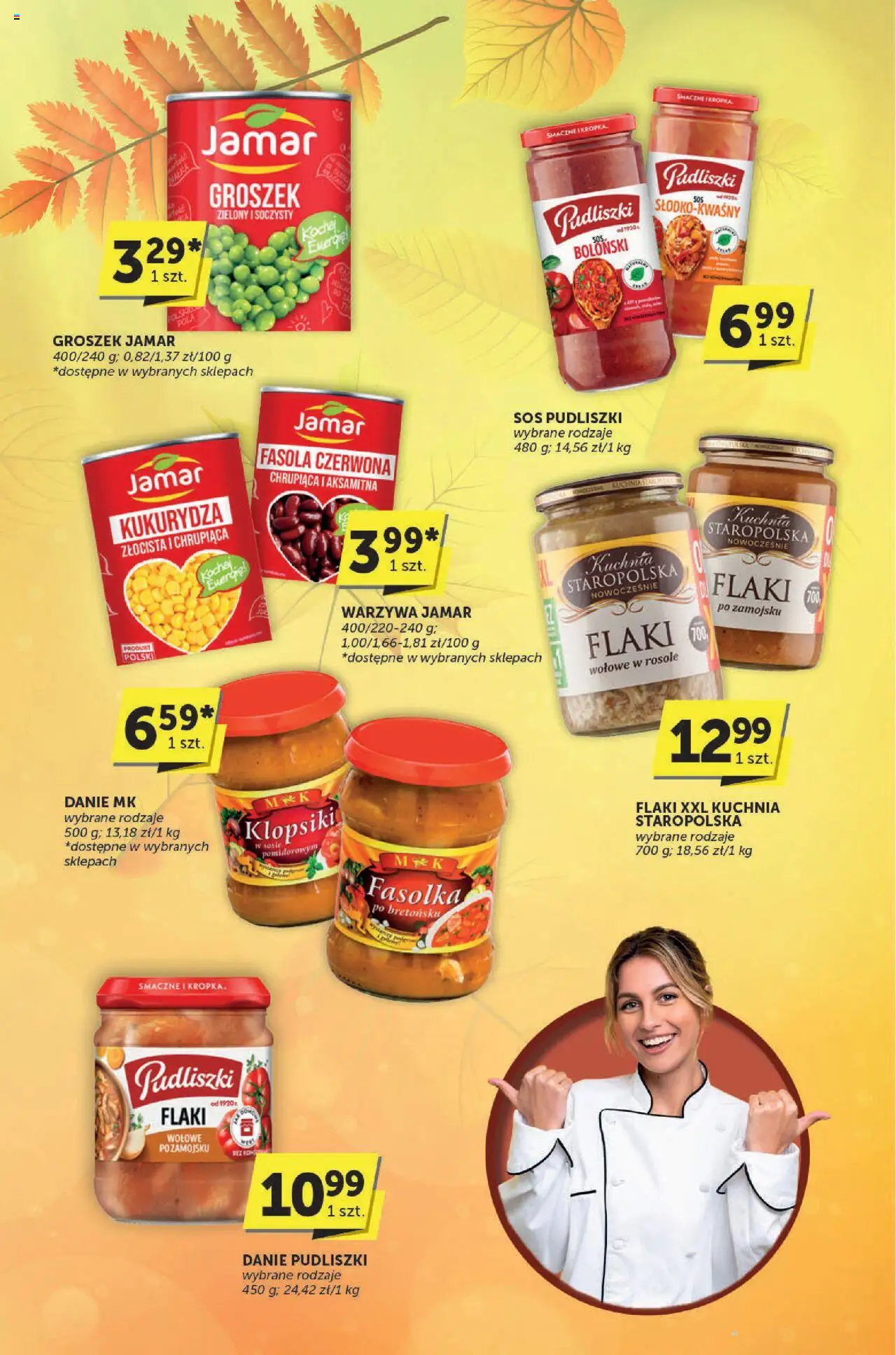 Euro Sklep Gazetka - Katalog od 16.10.2025 | Strona: 15 | Produkty: Groszek, Kukurydza, Fasola czerwona, Flaki