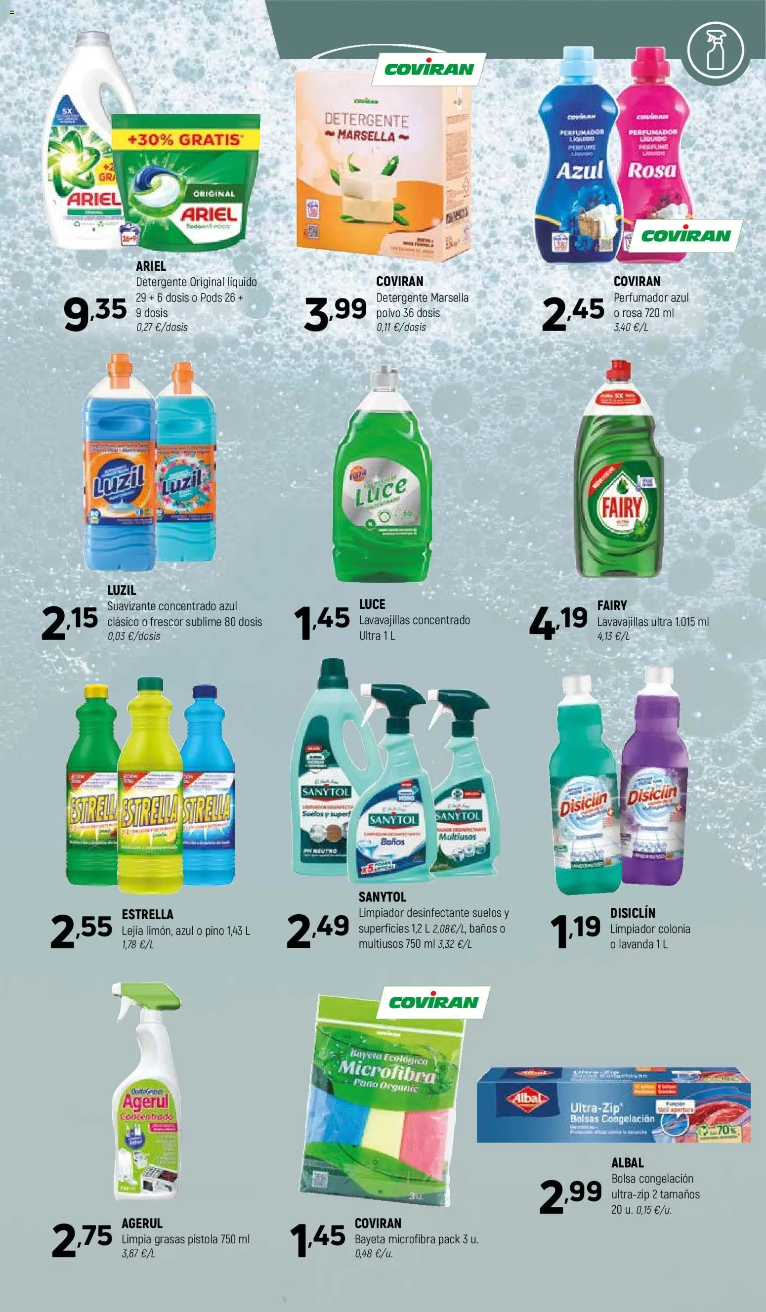 Coviran - Albacete │ válido desde el 18.11.2025 | Página: 23 | Productos: Perfume, Polvo, Suavizante, Bolsa