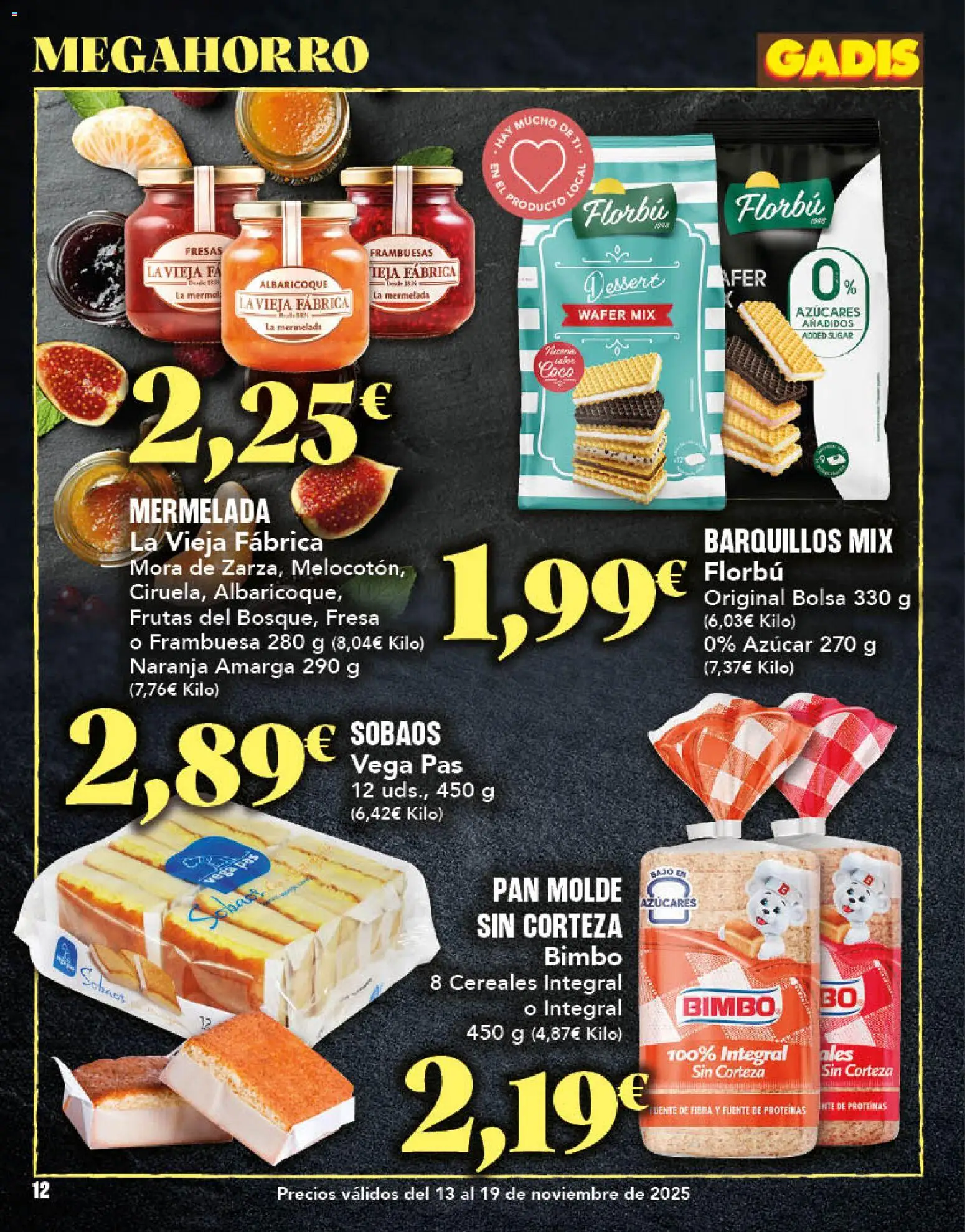 Gadis - folleto │ válido desde el 13.11.2025 | Página: 12 | Productos: Τυρόπιτα, Cereales, Αποφλοιωτής σκόρδου, Bolsa