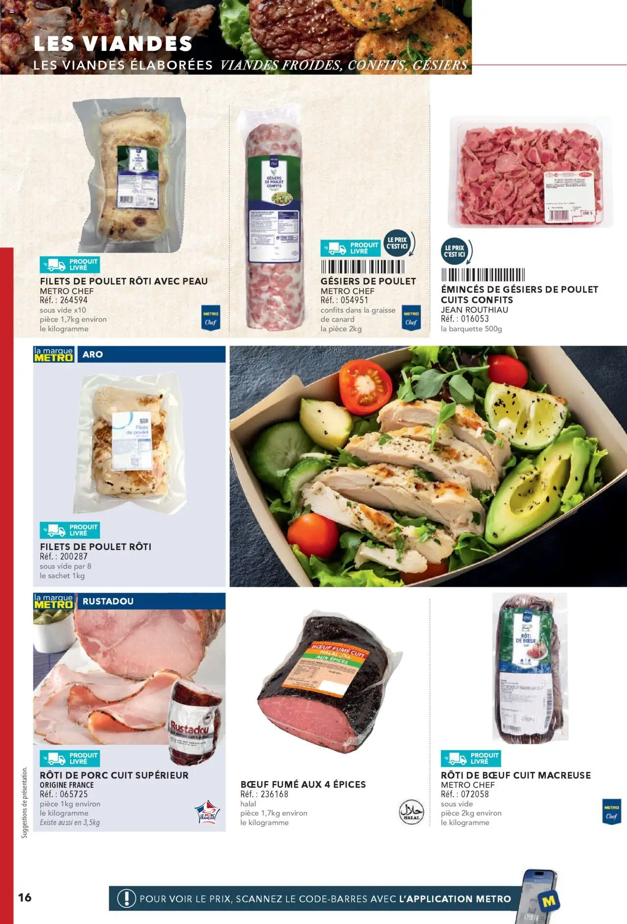  | Page: 16 | Produits: Rôti de bœuf, Porc, Livre