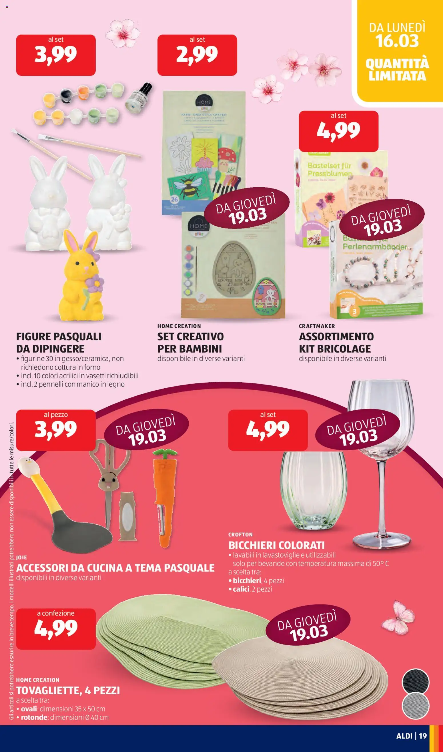 Volantino Aldi del 16.03.2026 | Pagina: 19 | Prodotti: Lavastoviglie, Forno