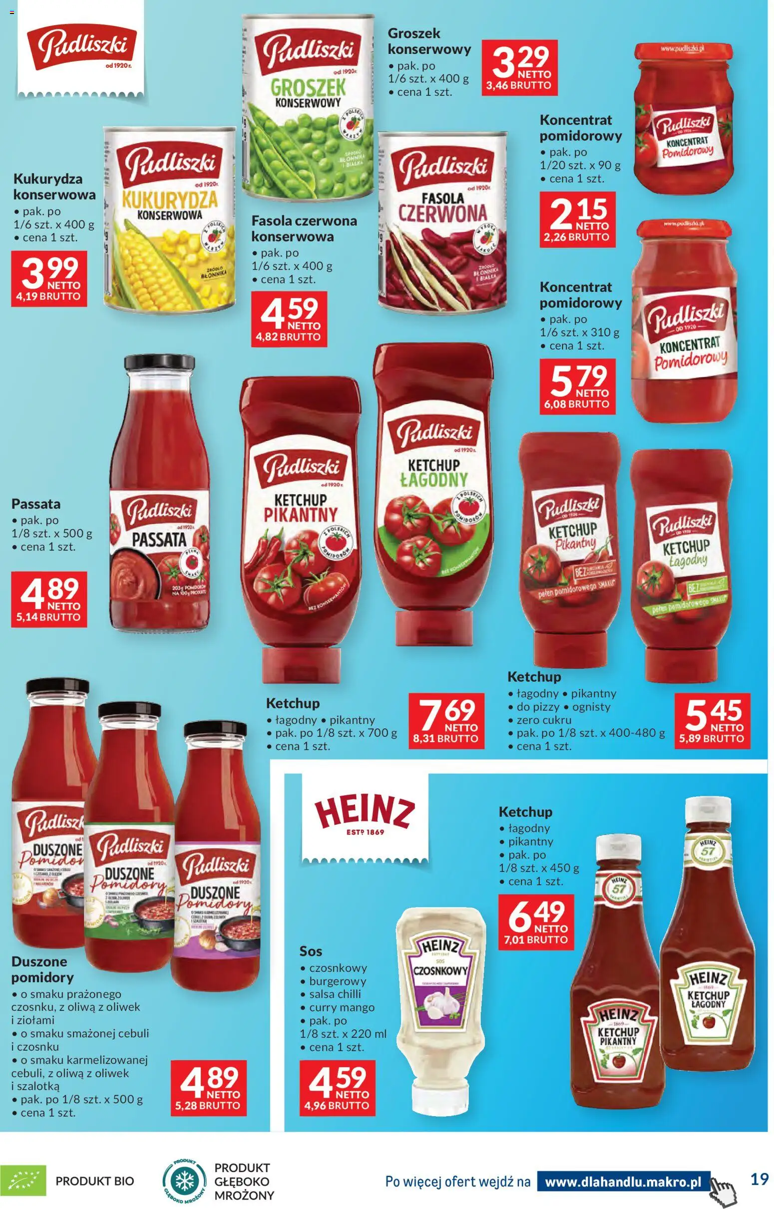 Makro Gazetka - Dystrybucja do sklepów od 09.12.2025 | Strona: 19 | Produkty: Mango, Oliwa z oliwek, Koncentrat pomidorowy, Groszek konserwowy