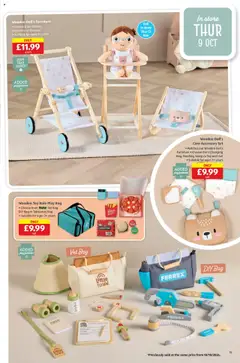 Preview of Aldi - Weekly offers UK Specialbuys valid from 09.10.2025 | Page: 19 | Products: Toy, Bag