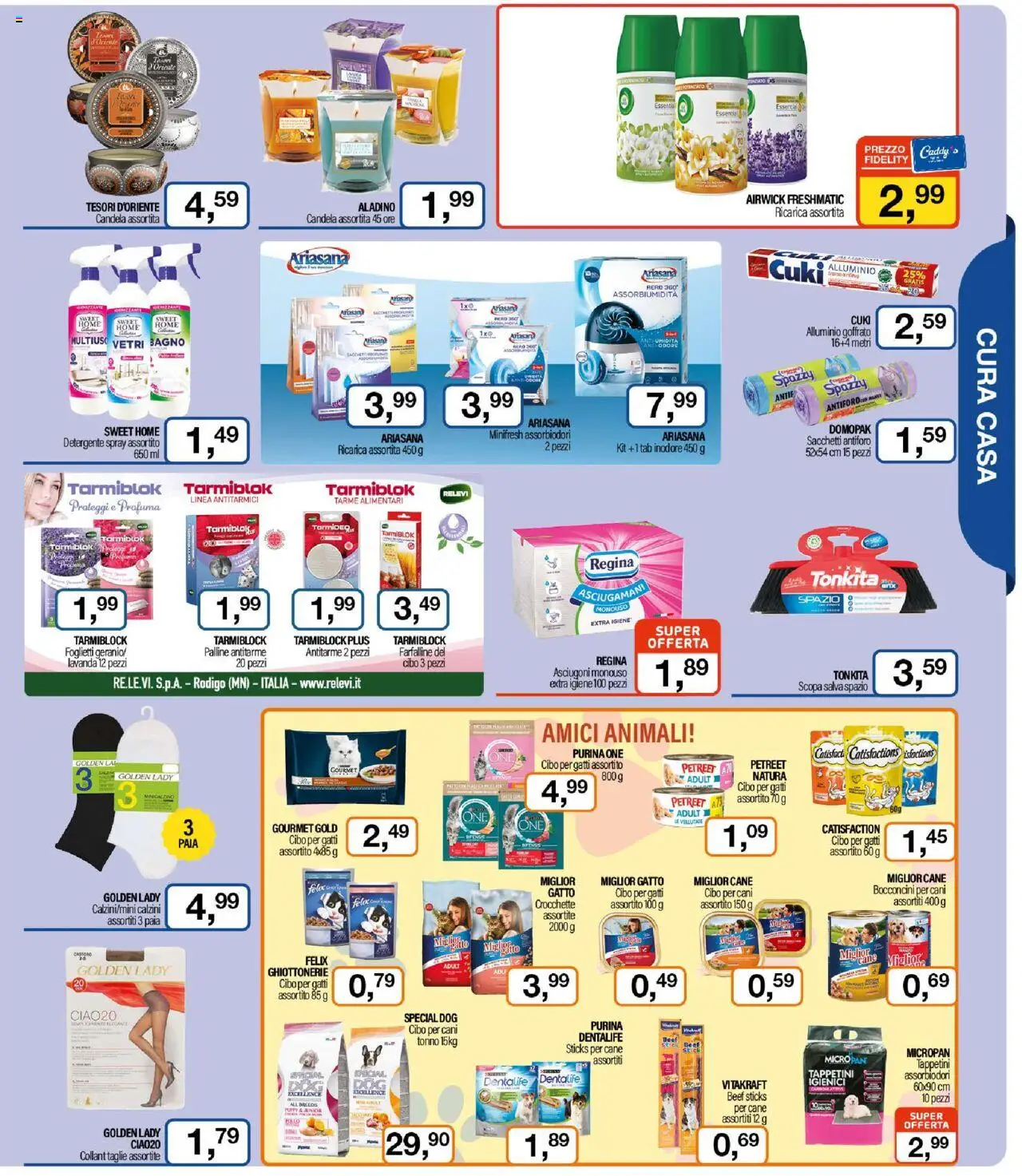 Volantino Caddy's del 02.10.2025 | Pagina: 9 | Prodotti: Detergente, Crocchette, Tonno, Candela