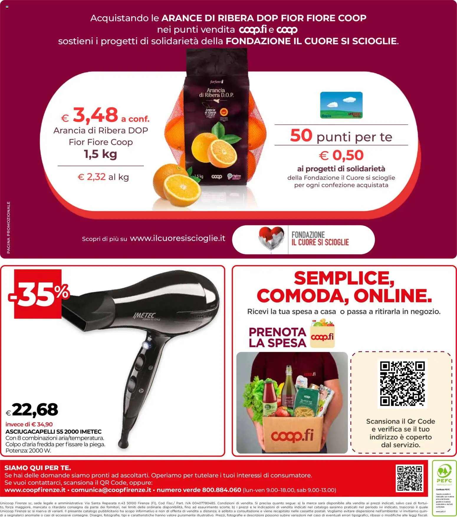 Volantino COOP del 15.01.2026 | Pagina: 32 | Prodotti: Arance, Tè, Arancia, Asciugacapelli