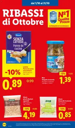 Anteprima del volantino Nixe, Vongole al naturale, 95 g (sgocc.) confezione valido a partire dal 01.10.2025 | Pagina: 8
