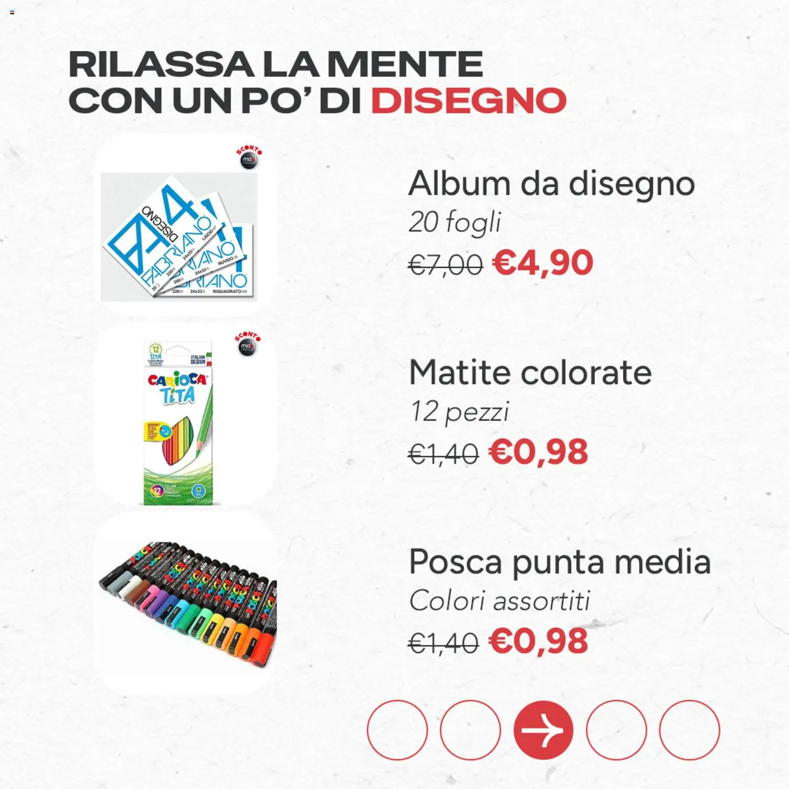 Volantino Max Factory del 10.01.2026 | Pagina: 3 | Prodotti: Matite colorate