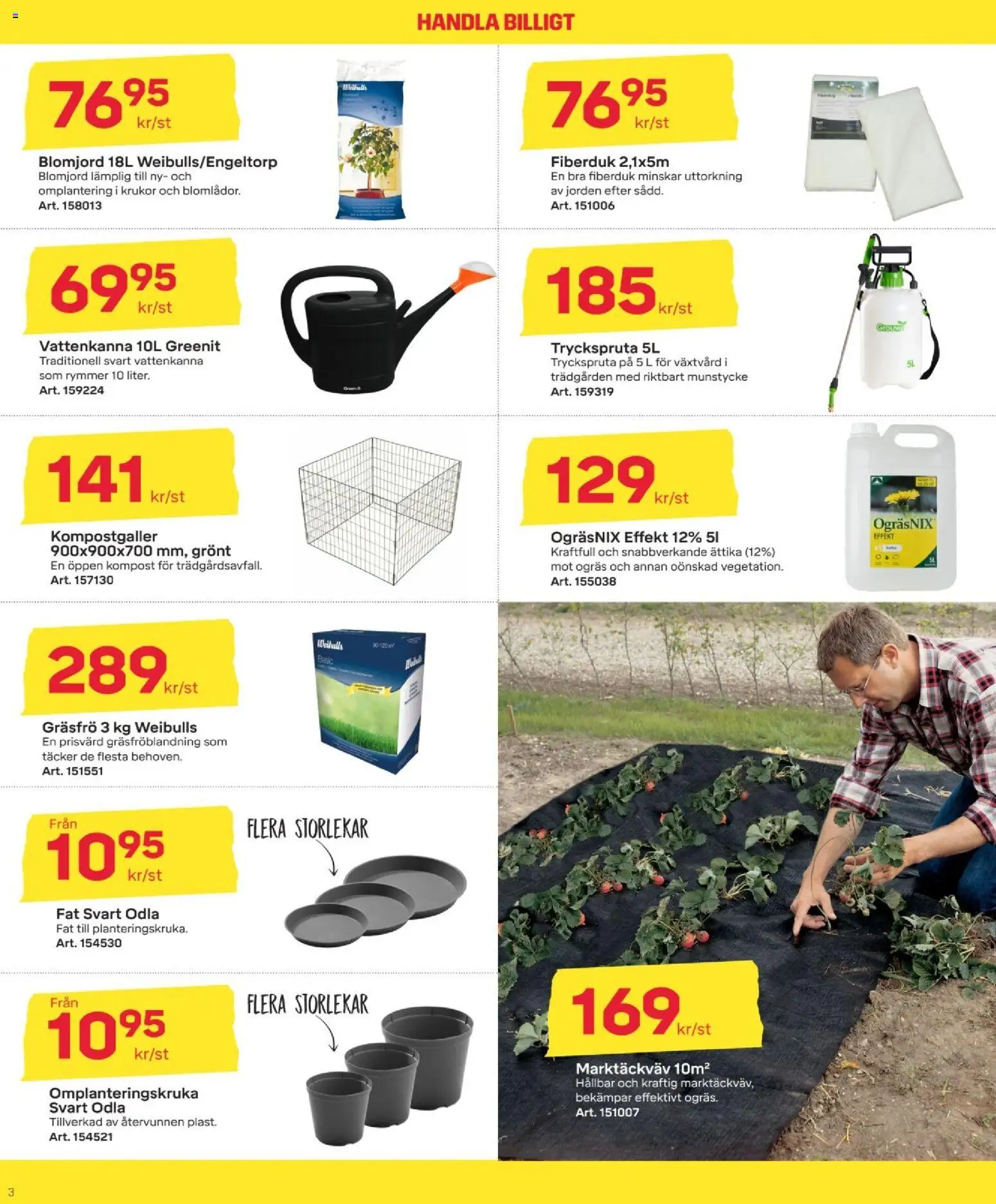 ByggMax reklamblad aktuell från 19.03.2026 | Sida: 5 | Produkter: Blomjord, Kompostgaller, Tryckspruta, Ättika