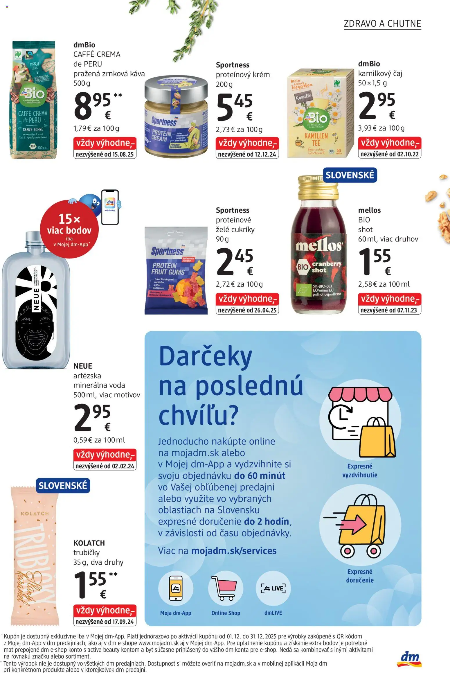 Nové dm drogerie akcie – leták je platný od 01.12.2025 | Strana: 25