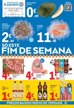 Pré-visualização E.Leclerc Catálogo Fim de Semana válido de 03.10.2025