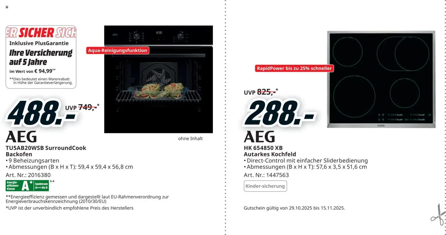 Media Markt Black Friday gültig ab 29.10.2025 | Seite: 14 | Produkte: Kochfeld