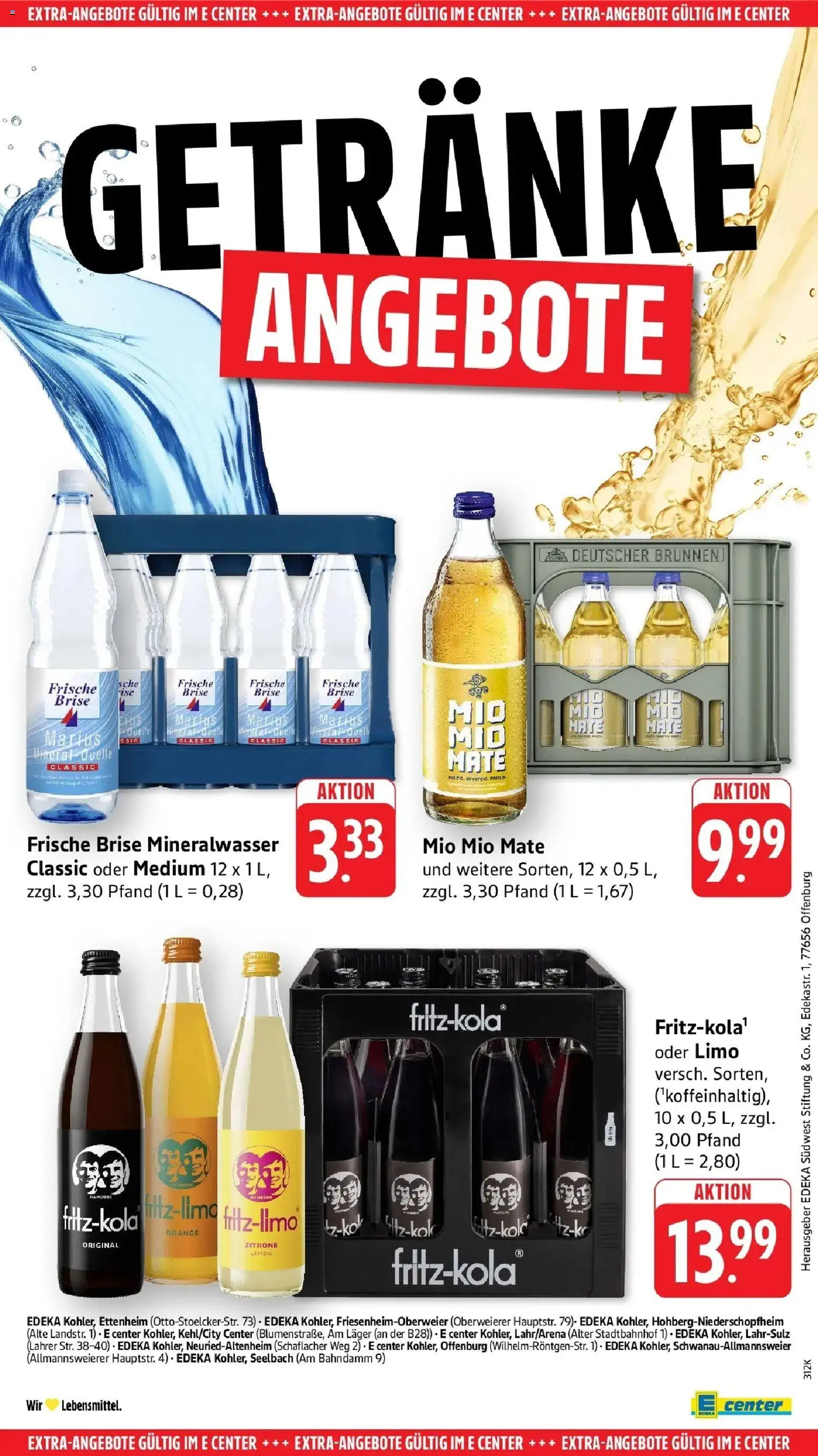 Edeka prospekt Ettenheim	 – gültig ab 02.03.2026 | Seite: 53 | Produkte: Mio mio mate, Mineralwasser, Zitrone