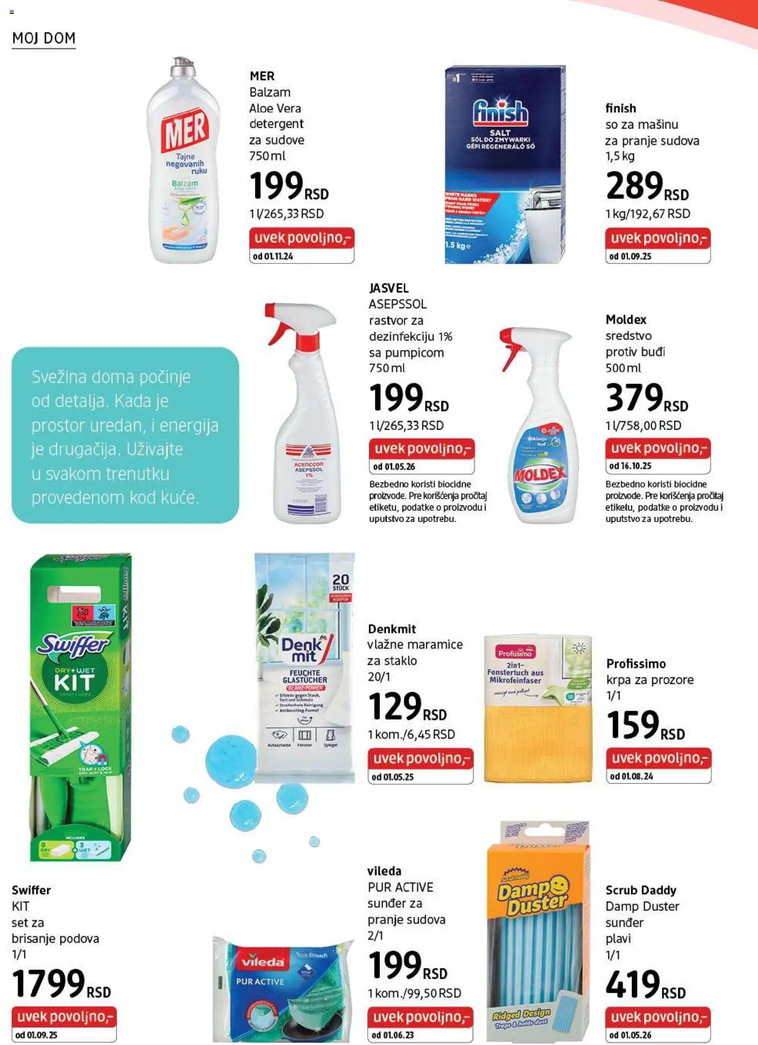 DM Drogerie katalog - važi od 01.05.2026 | Strana: 38 | Proizvode: So, Balzam, Vileda, Vlažne maramice