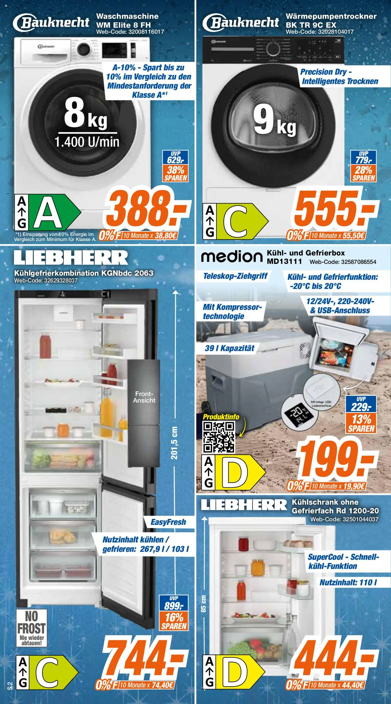 Expert Prospekt – gültig ab 18.04.2026 | Seite: 2 | Produkte: Liebherr, Kühlschrank, Waschmaschine, Kühlgefrierkombination