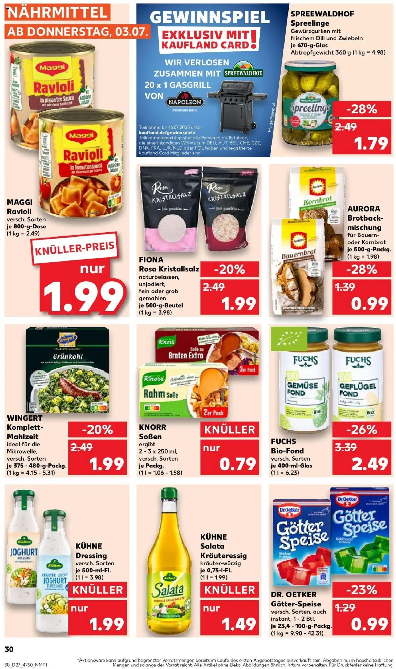 Kaufland prospekt Amberg	 - gültig ab dem 06.07.2025 | Seite: 45 | Produkte: Maggi, Joghurt, Dressing, Knorr