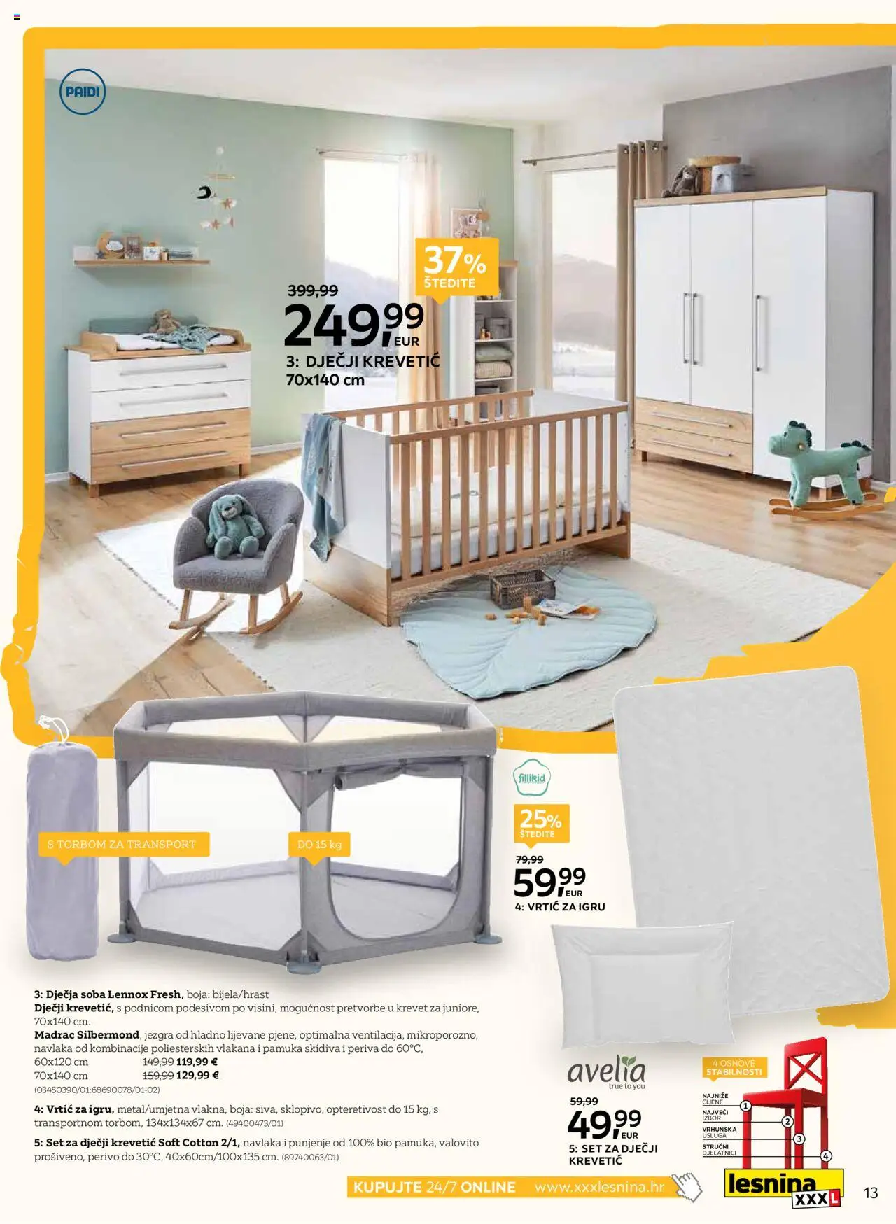 Lesnina katalog | vrijedi od 30.09.2025 | Stranica: 13 | Proizvodi: Krevet, Madrac