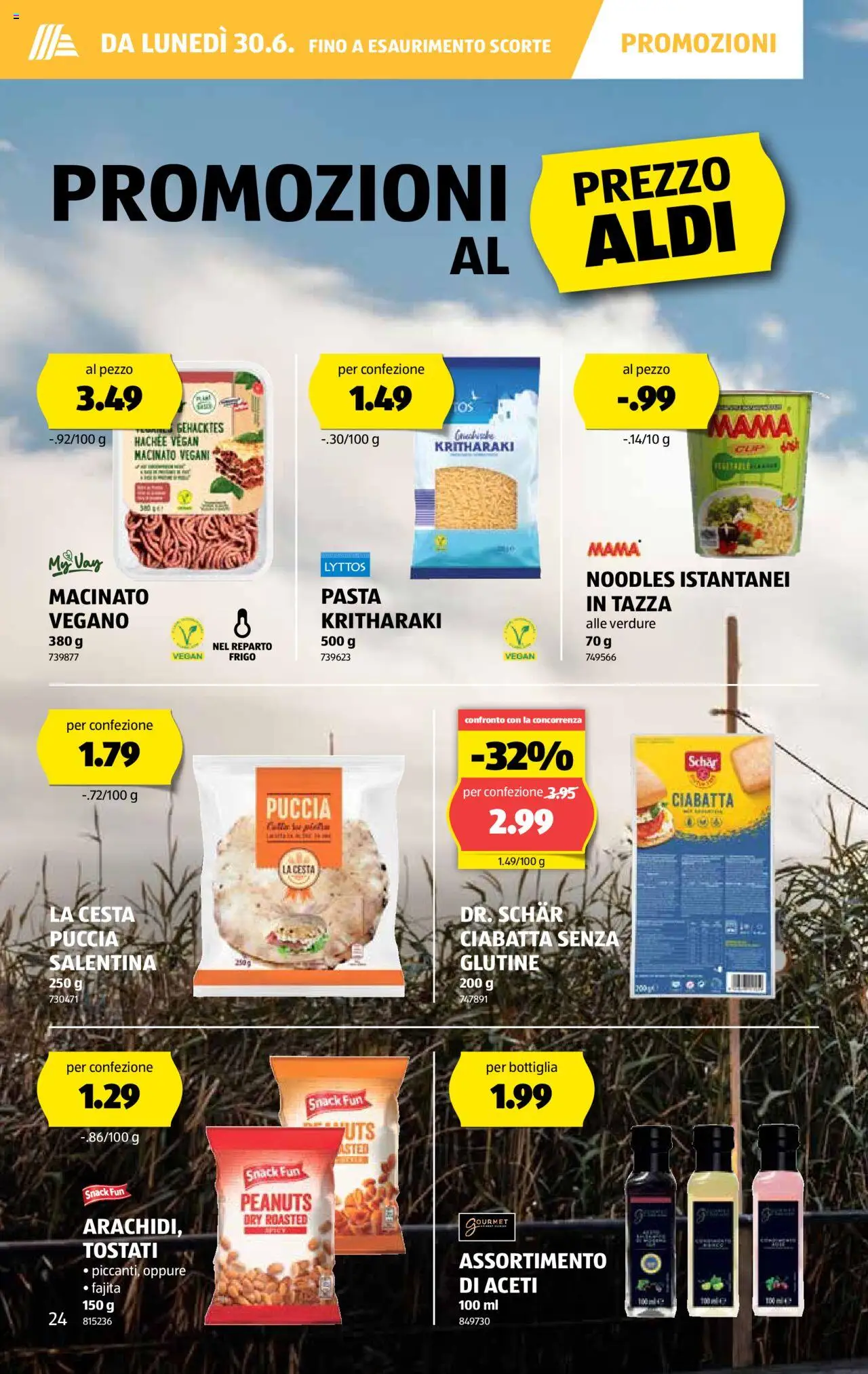 Aldi - Sfoglia online il volantino ab 26.06.2025 | Seite: 25 | Produkte: Pasta