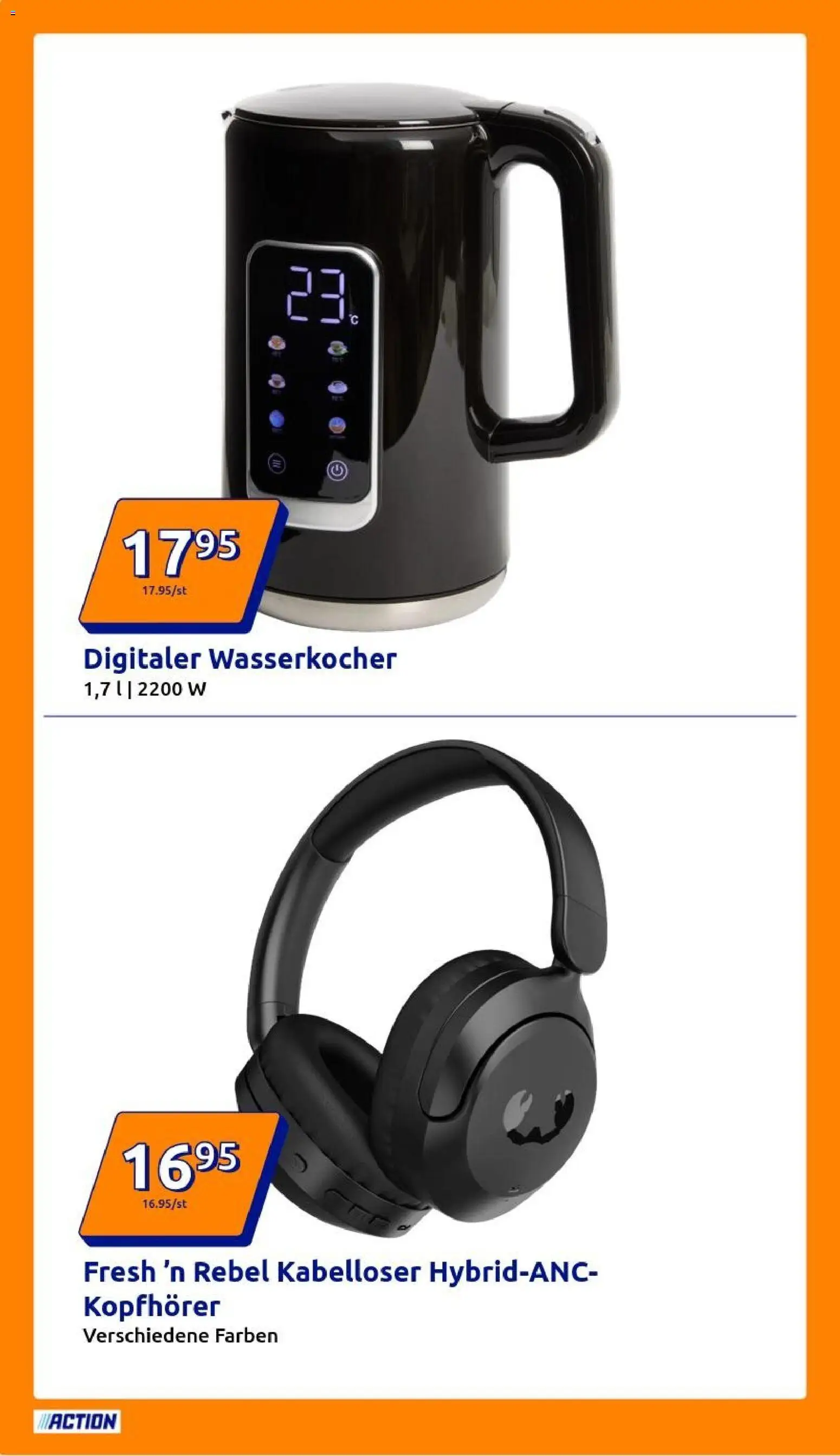 Action Prospekt – gültig ab 24.12.2025 | Seite: 28 | Produkte: Wasserkocher, Kopfhörer
