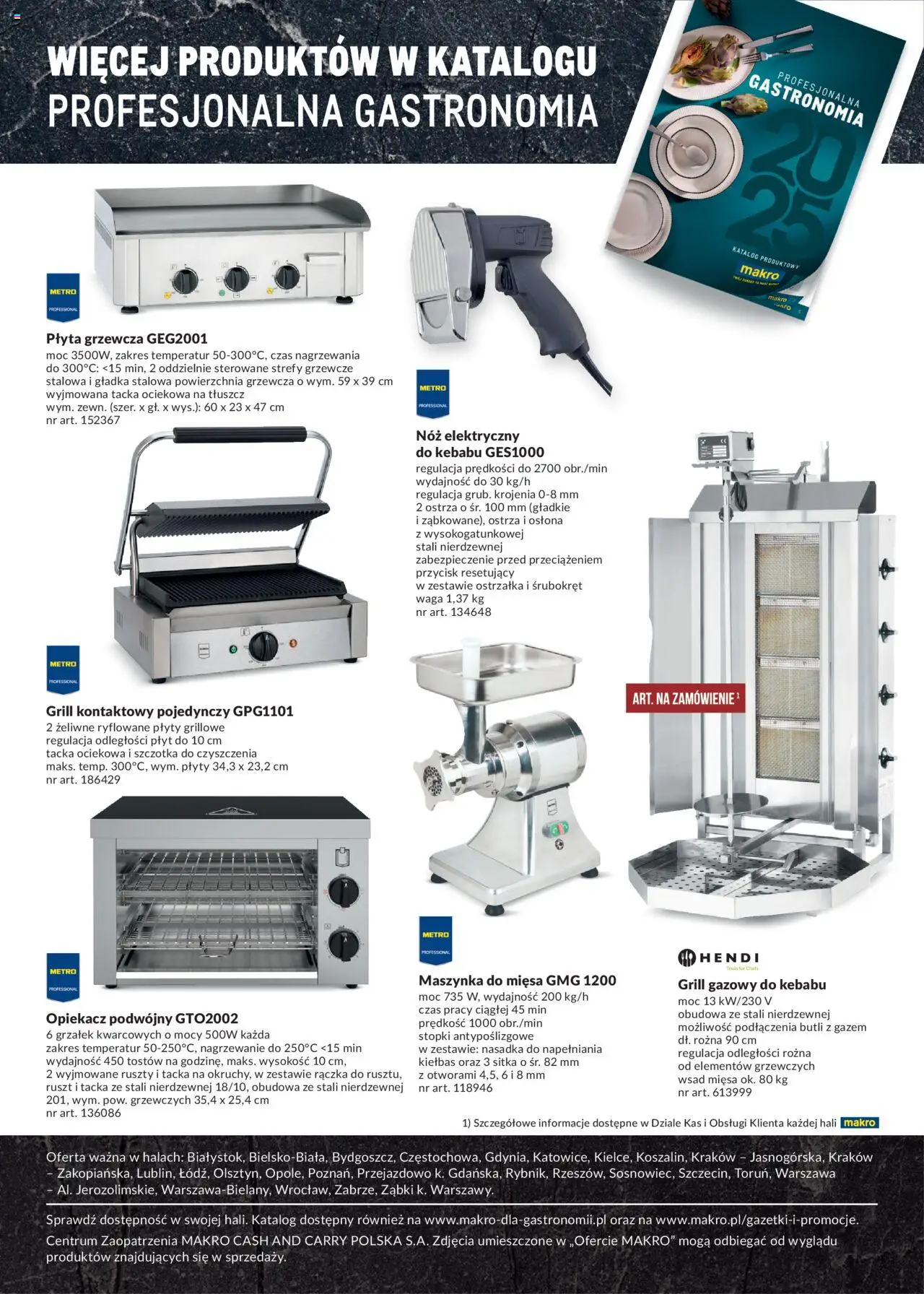 Makro Gazetka - Street Food od 28.03.2025 | Strona: 24 | Produkty: Płyta grzewcza, Waga, Opiekacz, Plyty