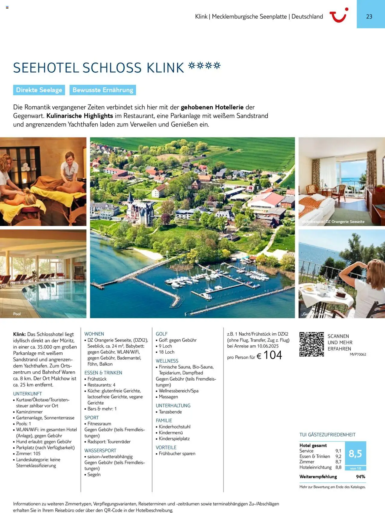 TUI Prospekt 	 – gültig ab 01.11.2024 | Seite: 23 | Produkte: Babybett, Küche