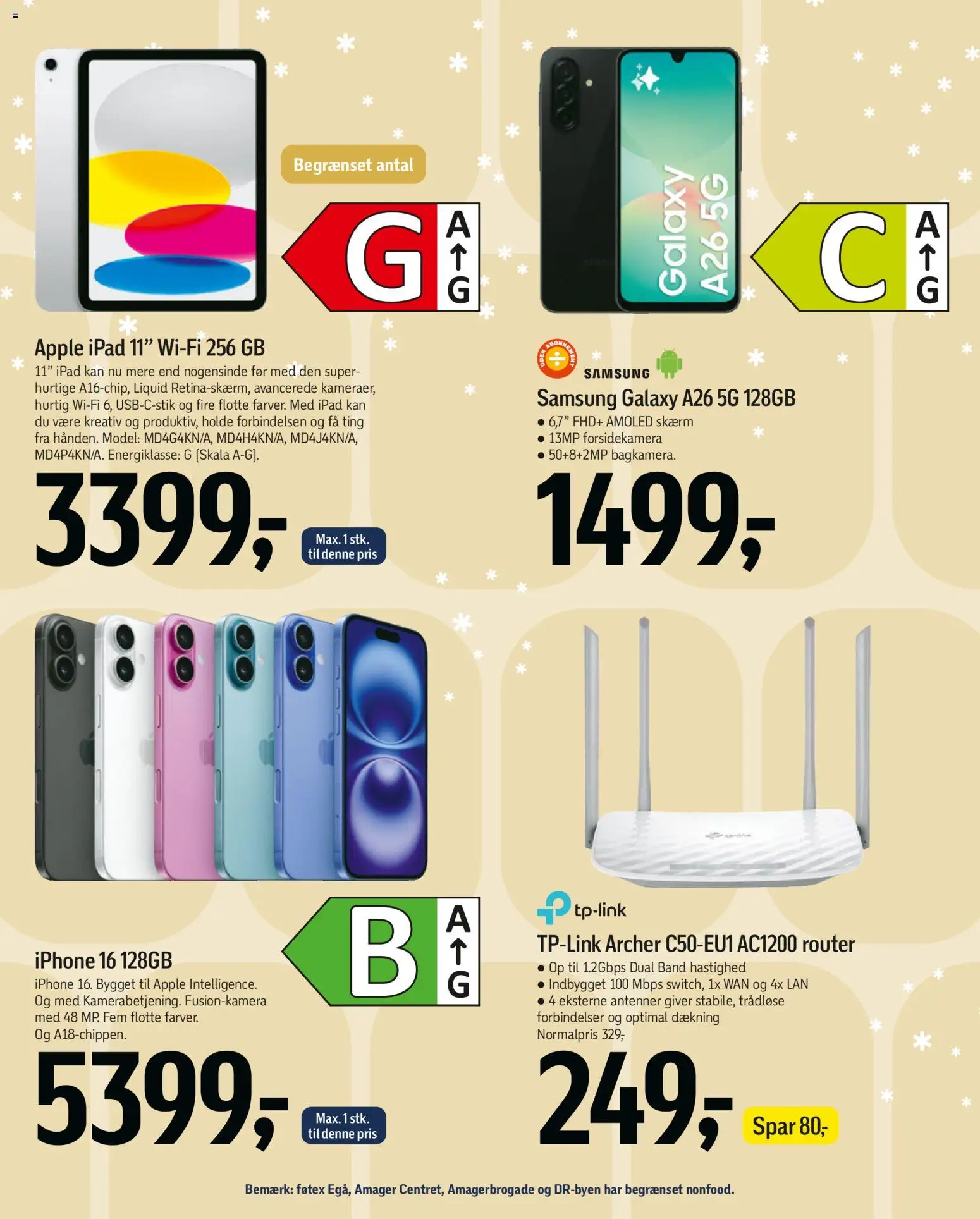 Føtex tilbudsavis – gyldig fra 12.12.2025 | Side: 70 | Produkter: Skærm, Router