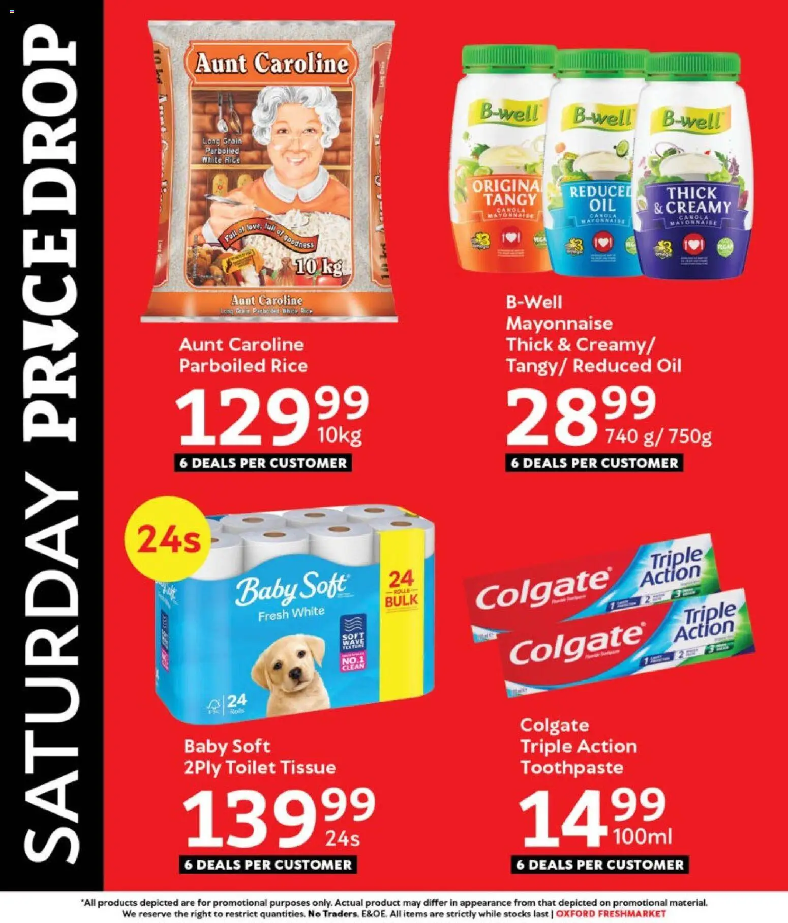 New Oxford Freshmarket catalogue – valid from 25.10.2025 | Page: 2 | Products: Oil, Rice, Toothpaste, Mayonnaise