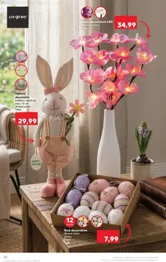 Ofertele Kaufland valabile de la 25.03.2026 | Pagină: 22 | Produse: Babak, Vază, Ouă