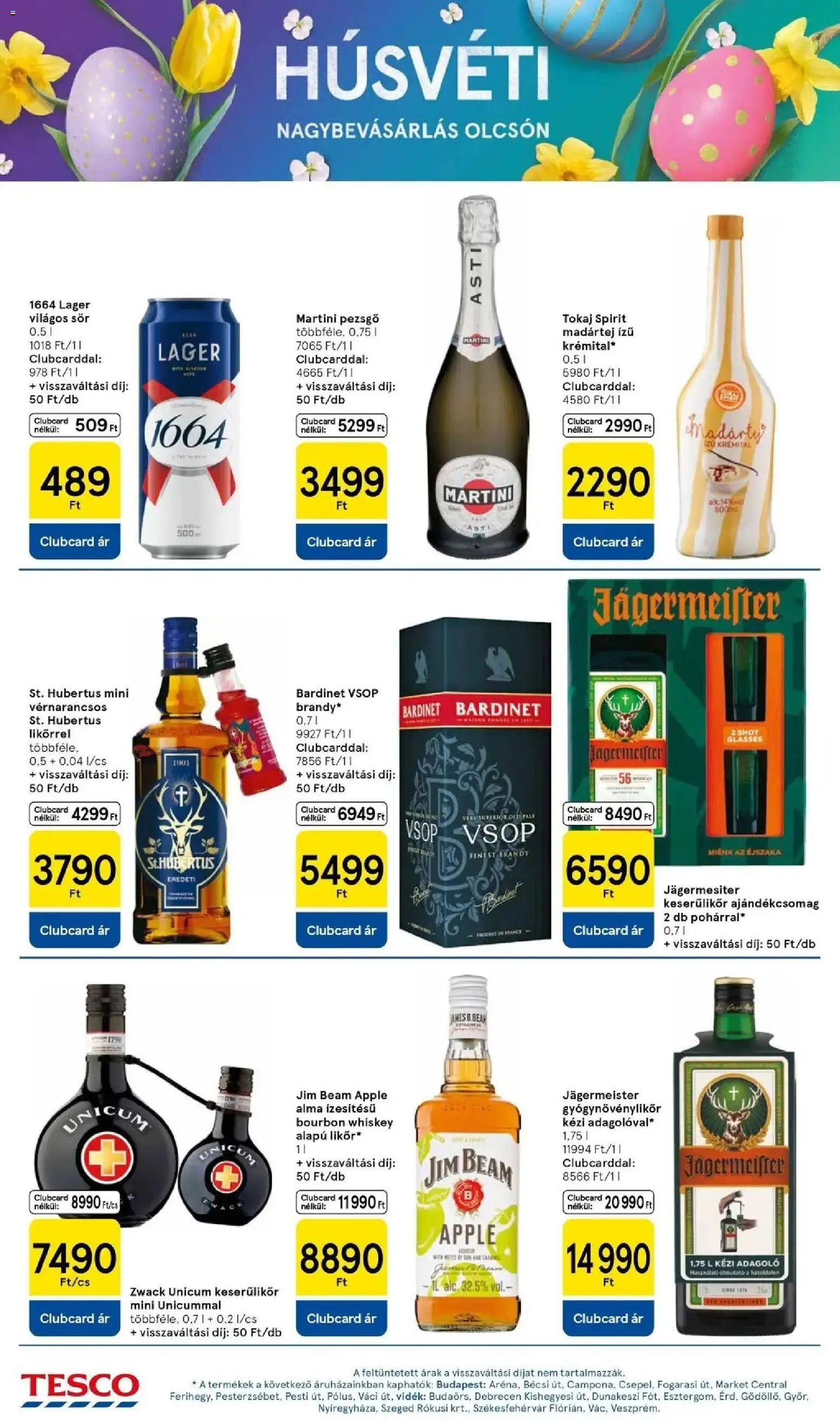 Tesco akciós ujság - amely érvényes a következő dátumtól: 26.03.2026 | Oldal: 12 | Termékek: Bourbon, Brandy, Sör, Alma