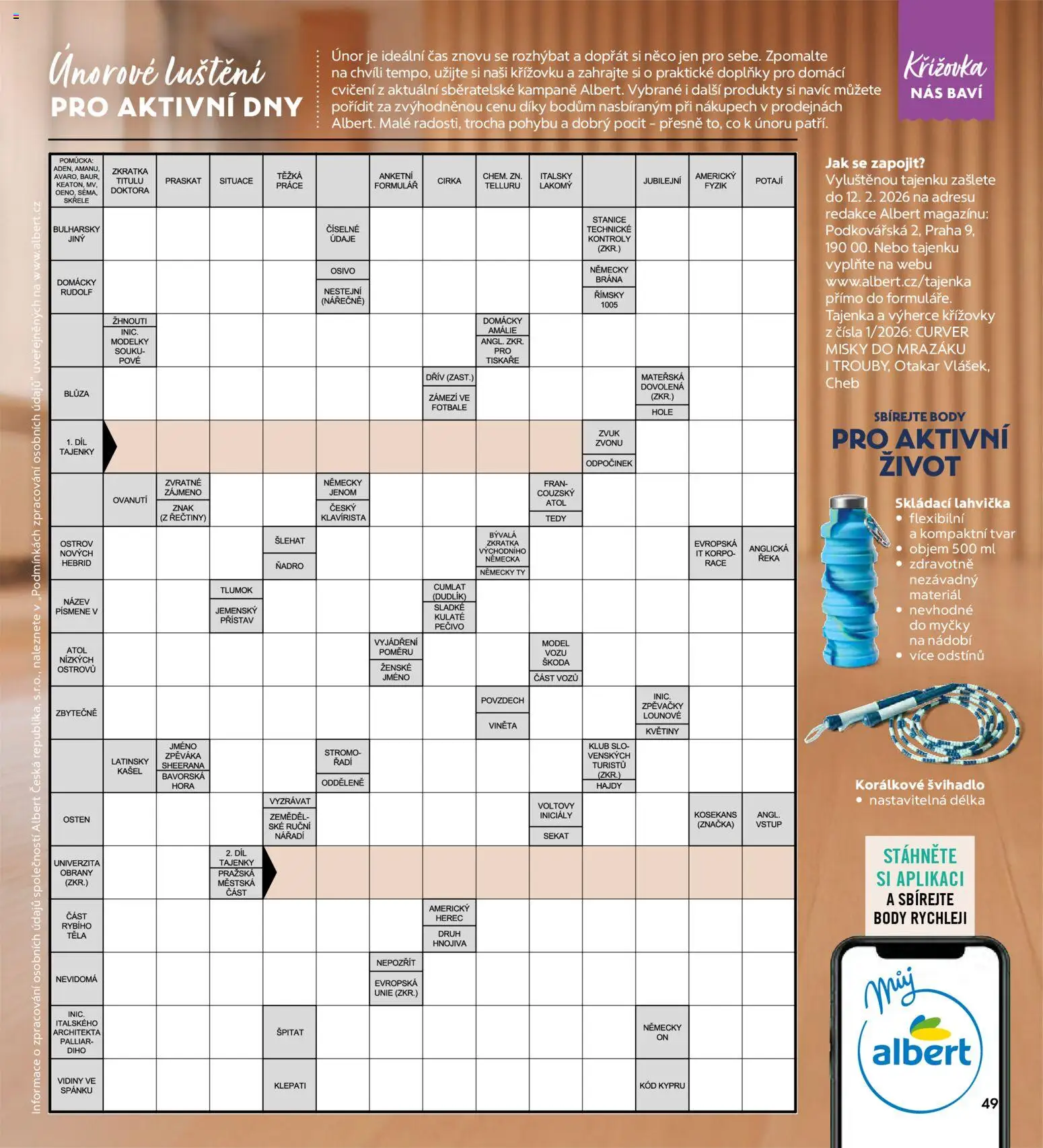 Albert magazín od 01.02.2026 | Strana: 49 | Produkty: Nádobí, Dudlík, Pečivo, Květiny