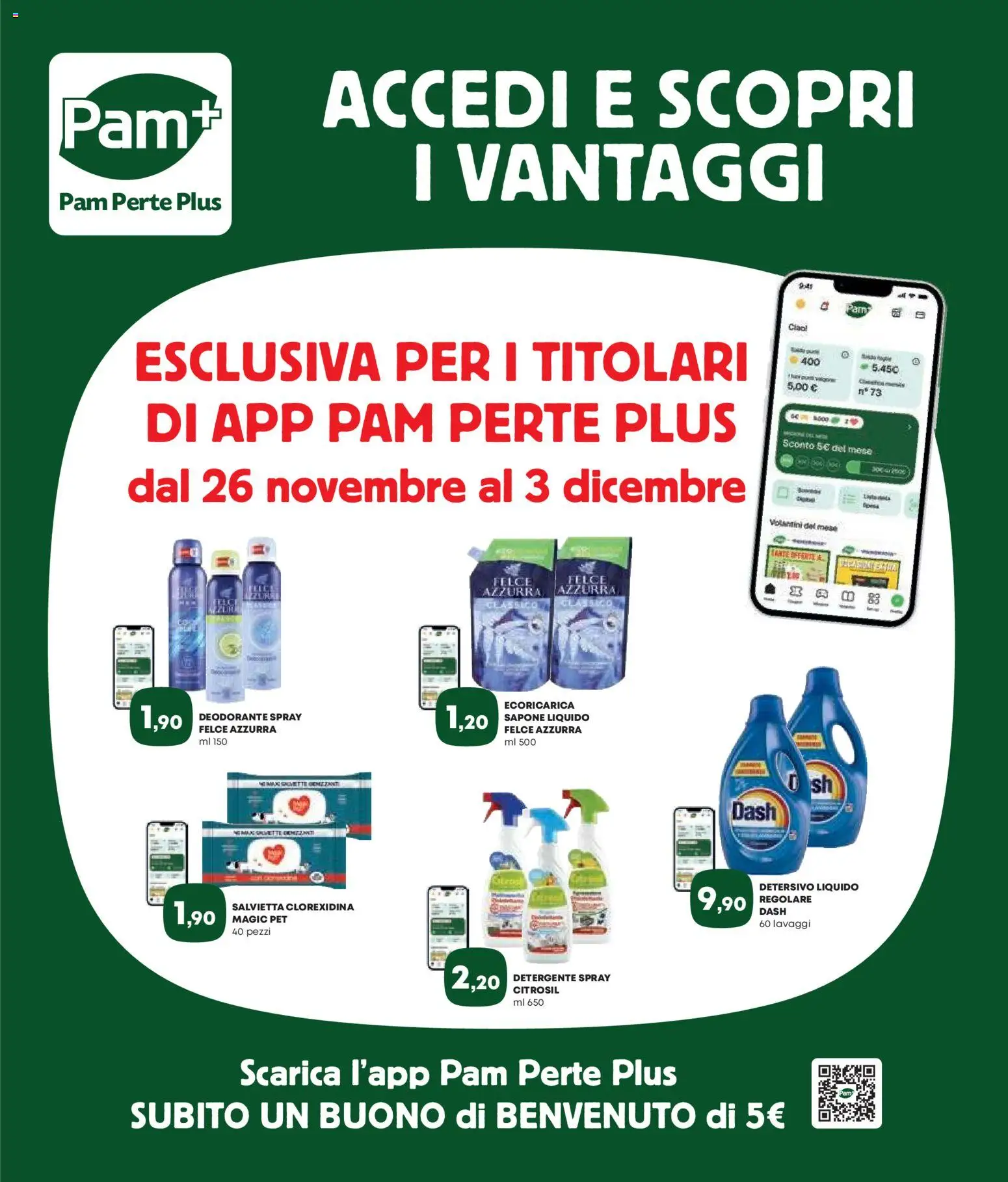 Volantino Panorama del 06.11.2025 | Pagina: 11 | Prodotti: Sapone, Deodorante, Detergente