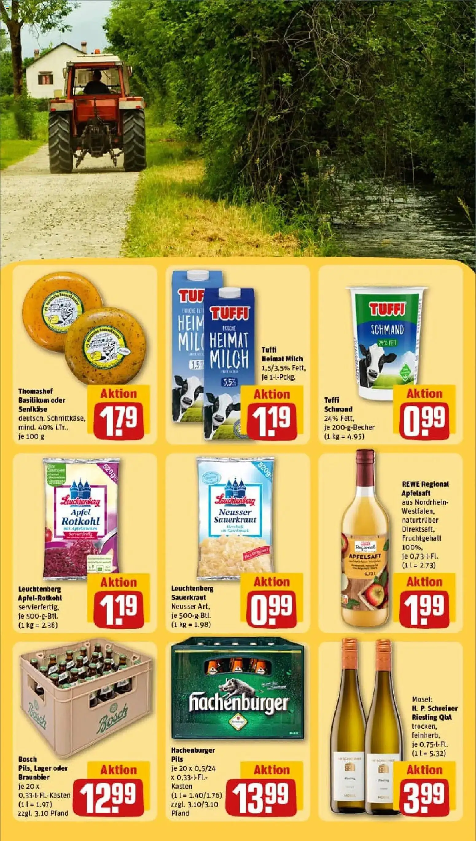Rewe prospekt Dillenburg	 – gültig ab 26.01.2026 | Seite: 23 | Produkte: Bosch, Rotkohl, Pils, Apple