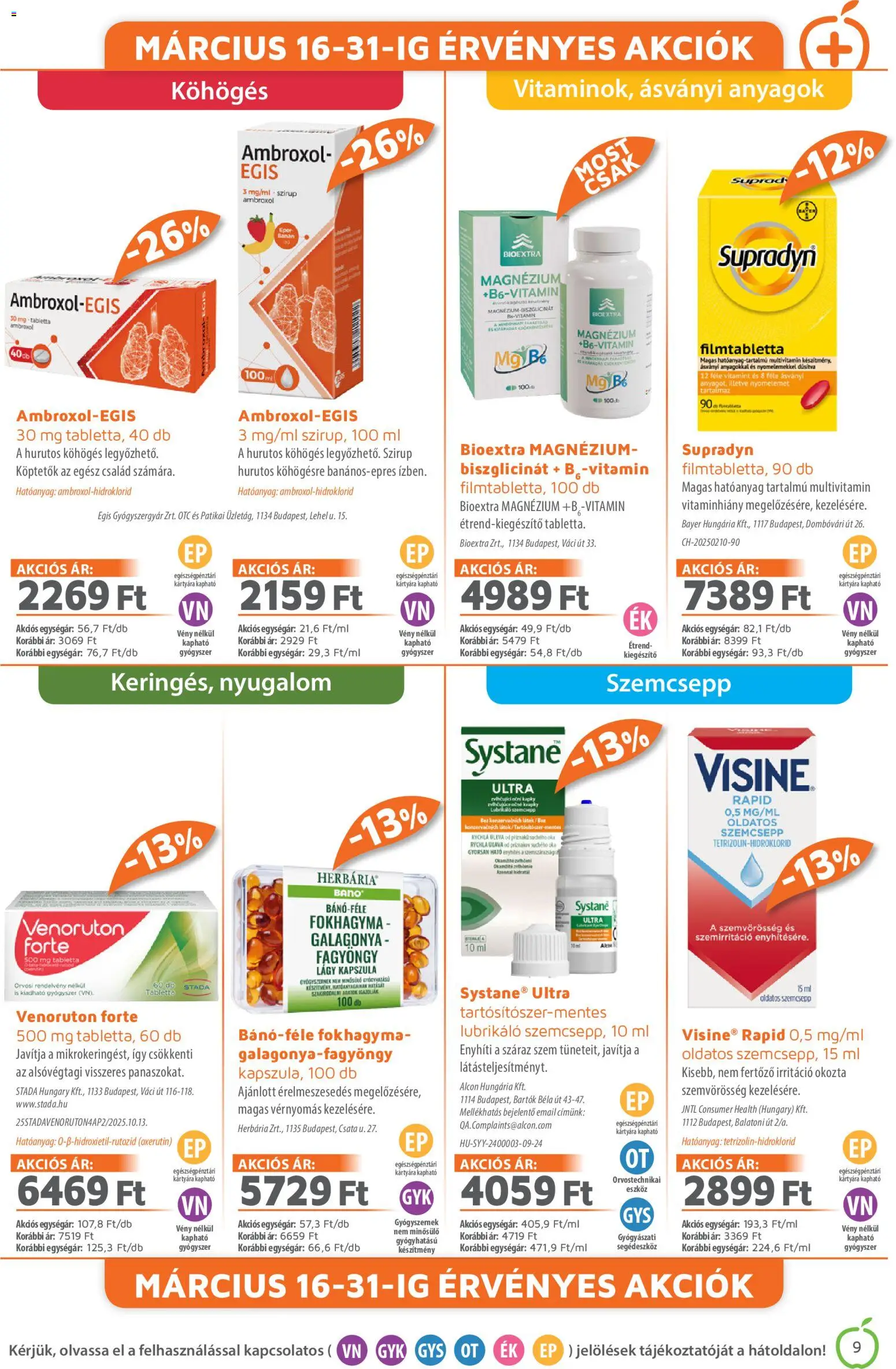 Alma Gyógyszertárak Akciós Újság 2026.03.01.-tól/töl - fantasztikus ajánlatokat! 🛍️ | Magyarország