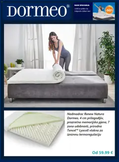 Katalog Dormeo Home - Pregled kataloga iz trgovine Dormeo Home, vrijedi od 10.03.2026 | Stranica: 5 | Proizvodi: Nadmadrac