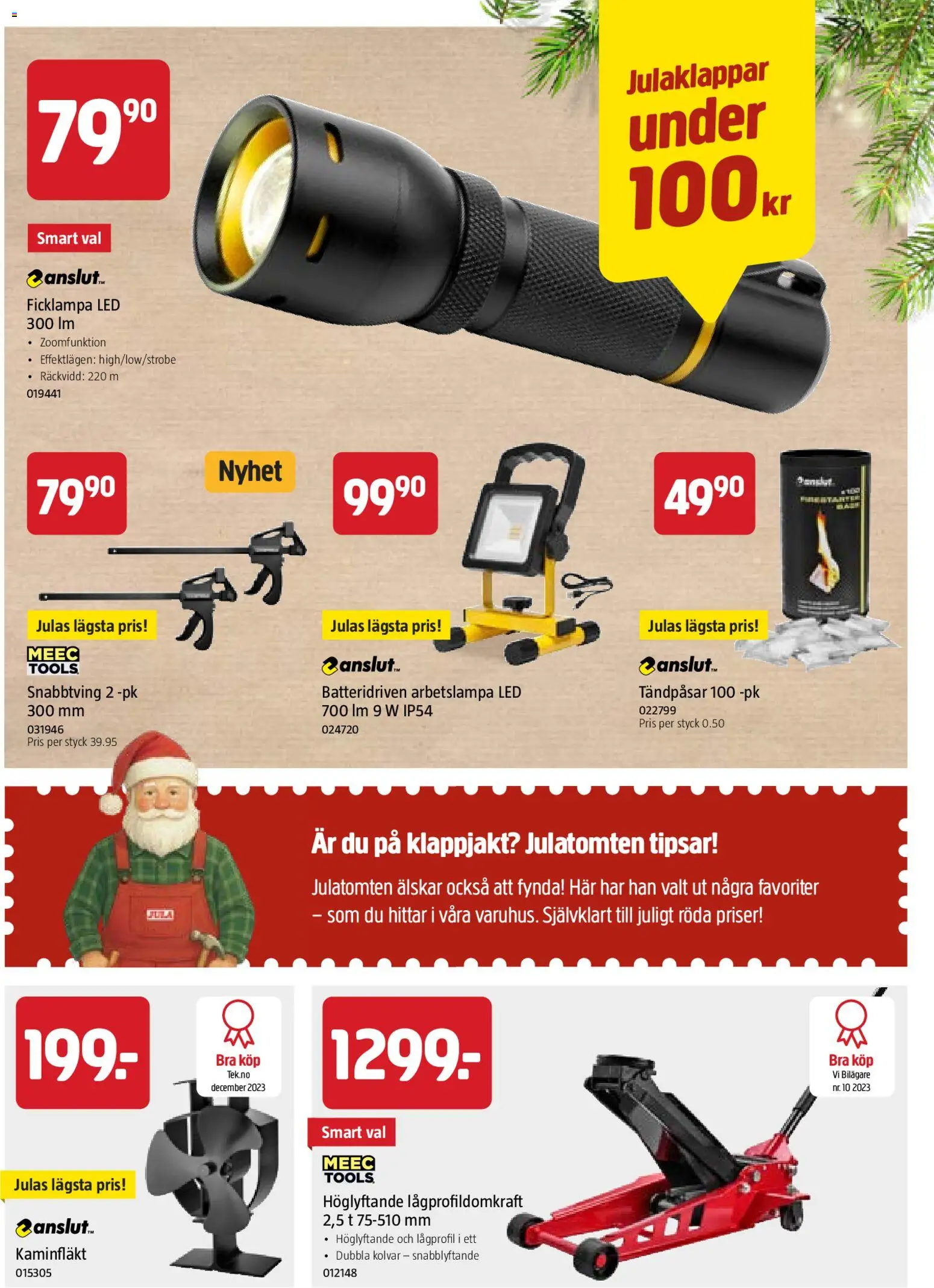 Jula reklamblad aktuell från 13.11.2025 | Sida: 9 | Produkter: Ficklampa