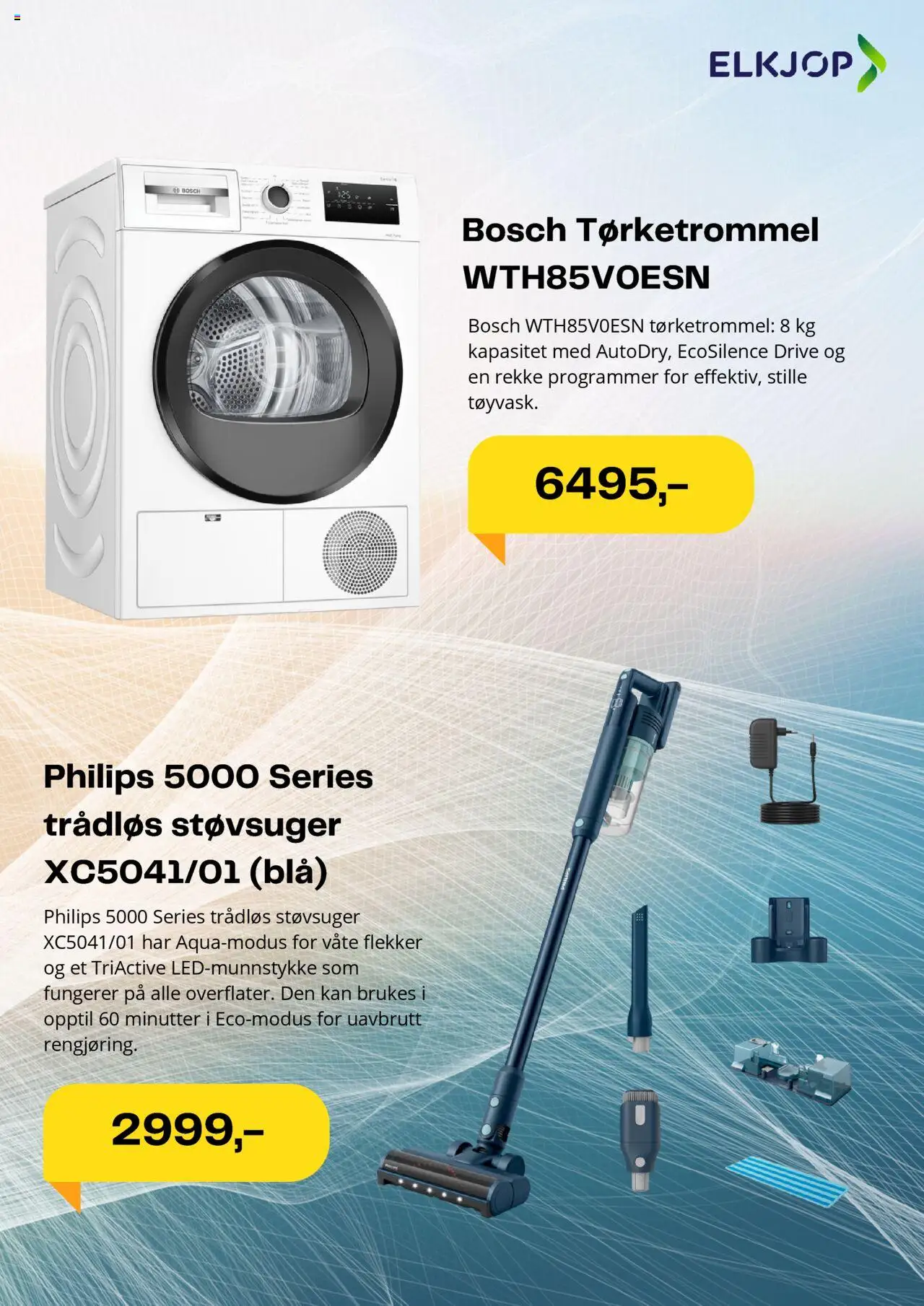  | Side: 5 | Produkter: Tørketrommel, Støvsuger
