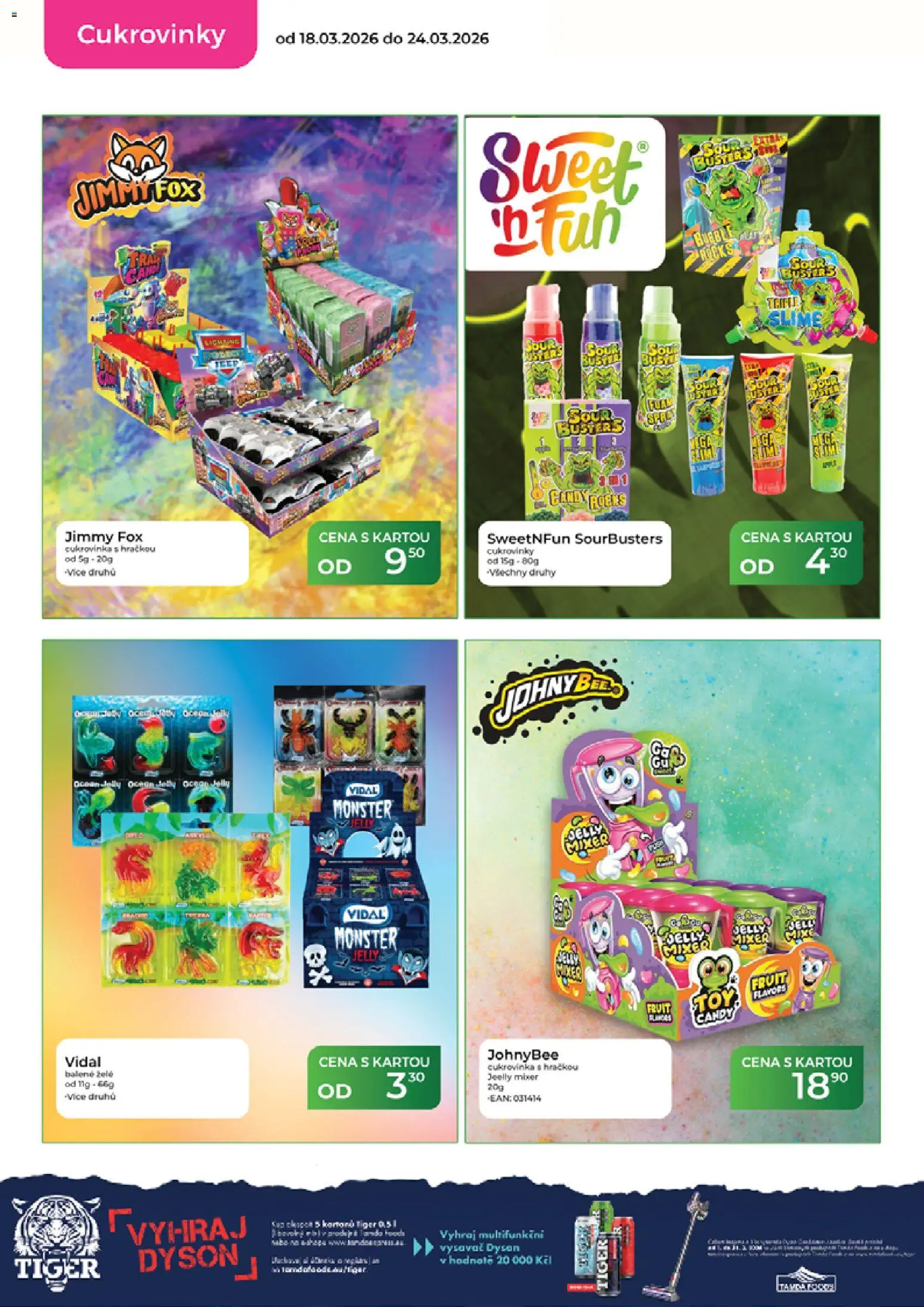 Tamda Foods leták od 18.03.2026 | Strana: 32 | Produkty: Monster, Tiger, Vysavač, Mixér
