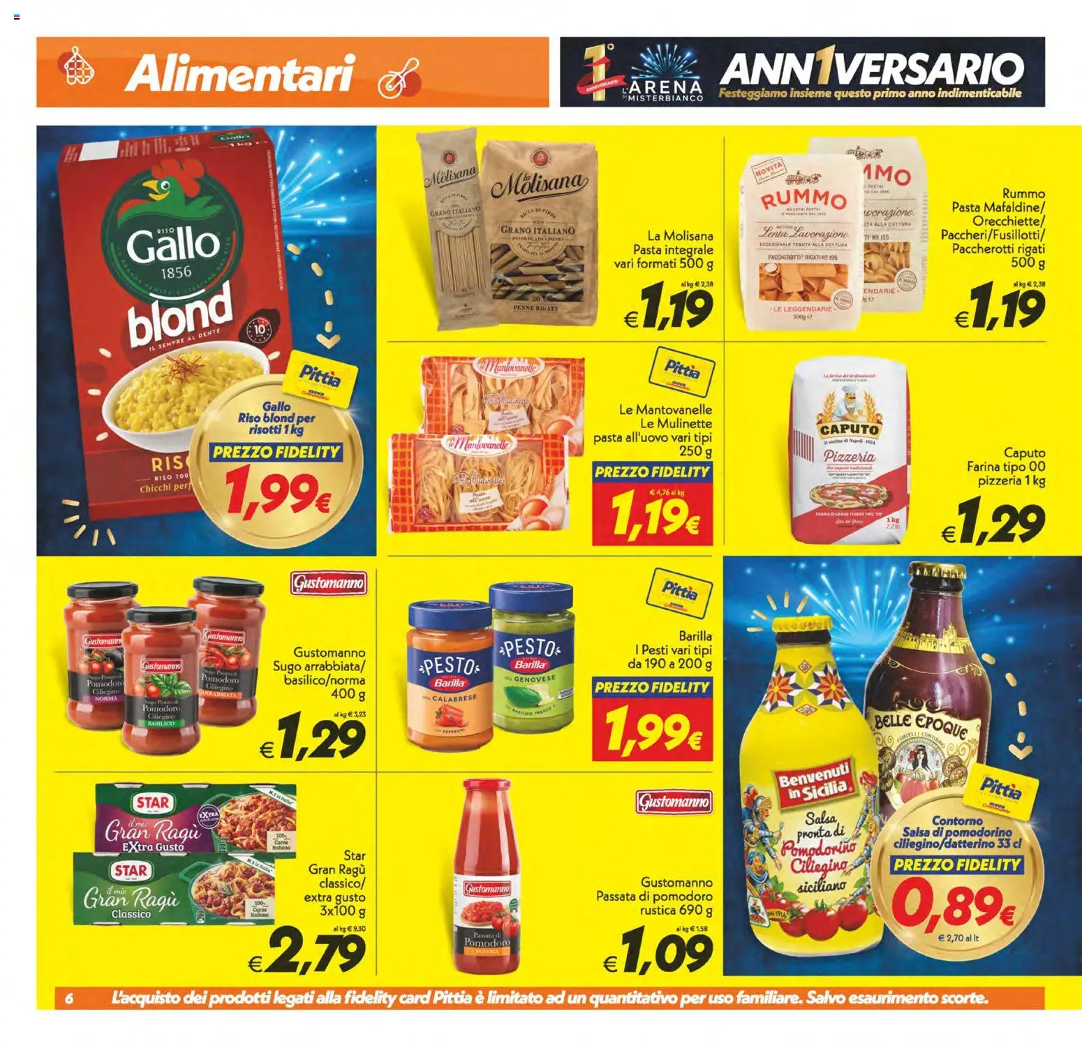 Volantino SuperConveniente del 24.10.2025 | Pagina: 6 | Prodotti: Salsa, Farina, Basilico, Sugo