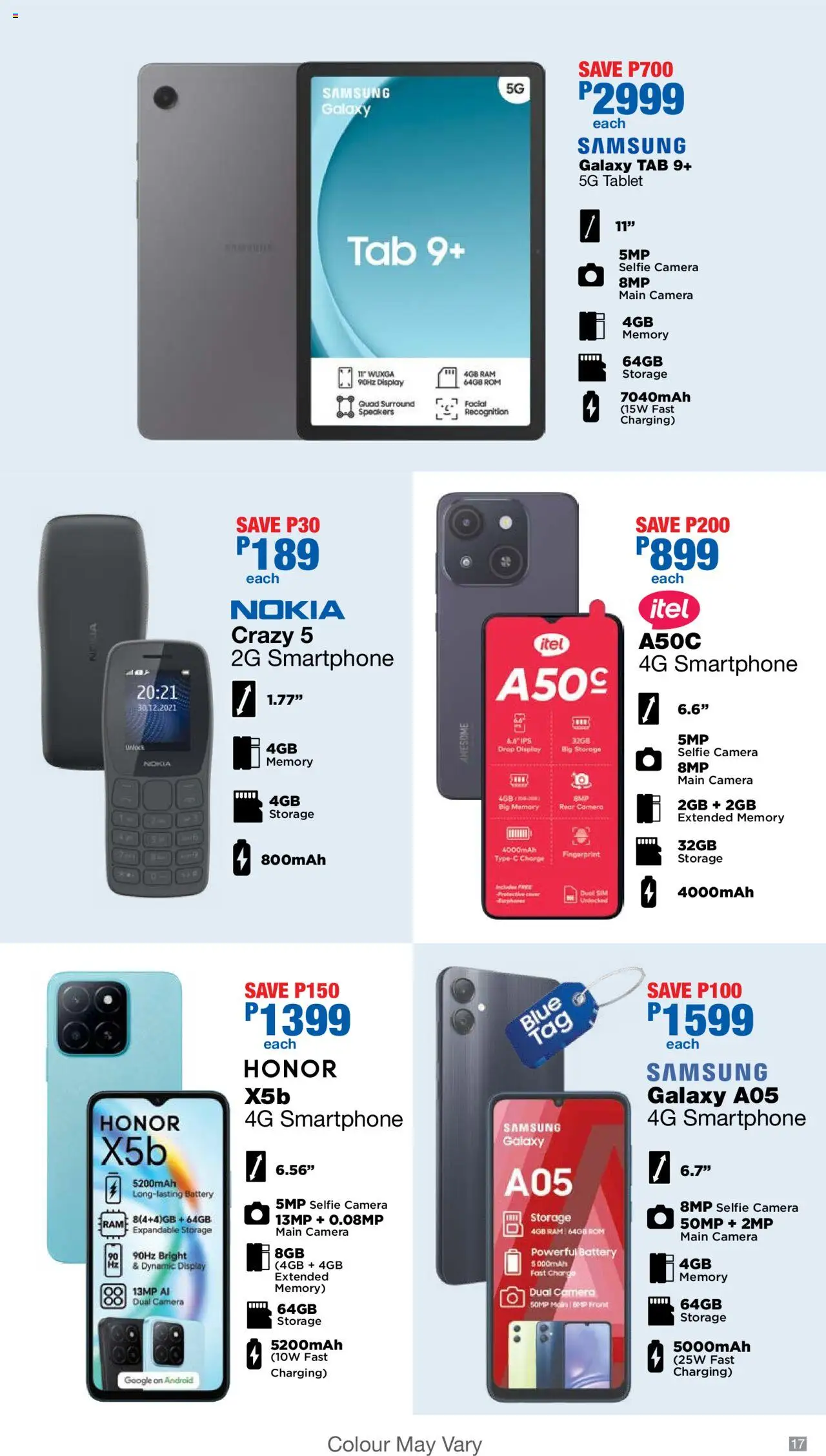 New OK Furniture catalogue – valid from 06.10.2025 | Page: 17 | Products: Sim, Tablet, Camera, Battery