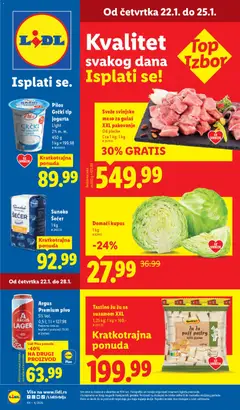 Lidl katalog  - pregled Lidl kataloga - važi od 22.01.2026