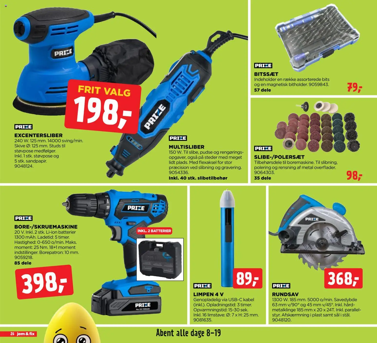 Jem & fix tilbudsavis – gyldig fra 05.04.2026 | Side: 26 | Produkter: Batterier, Kabel