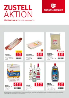 Transgourmet Zustellaktion ab 17.11.2025 gültig