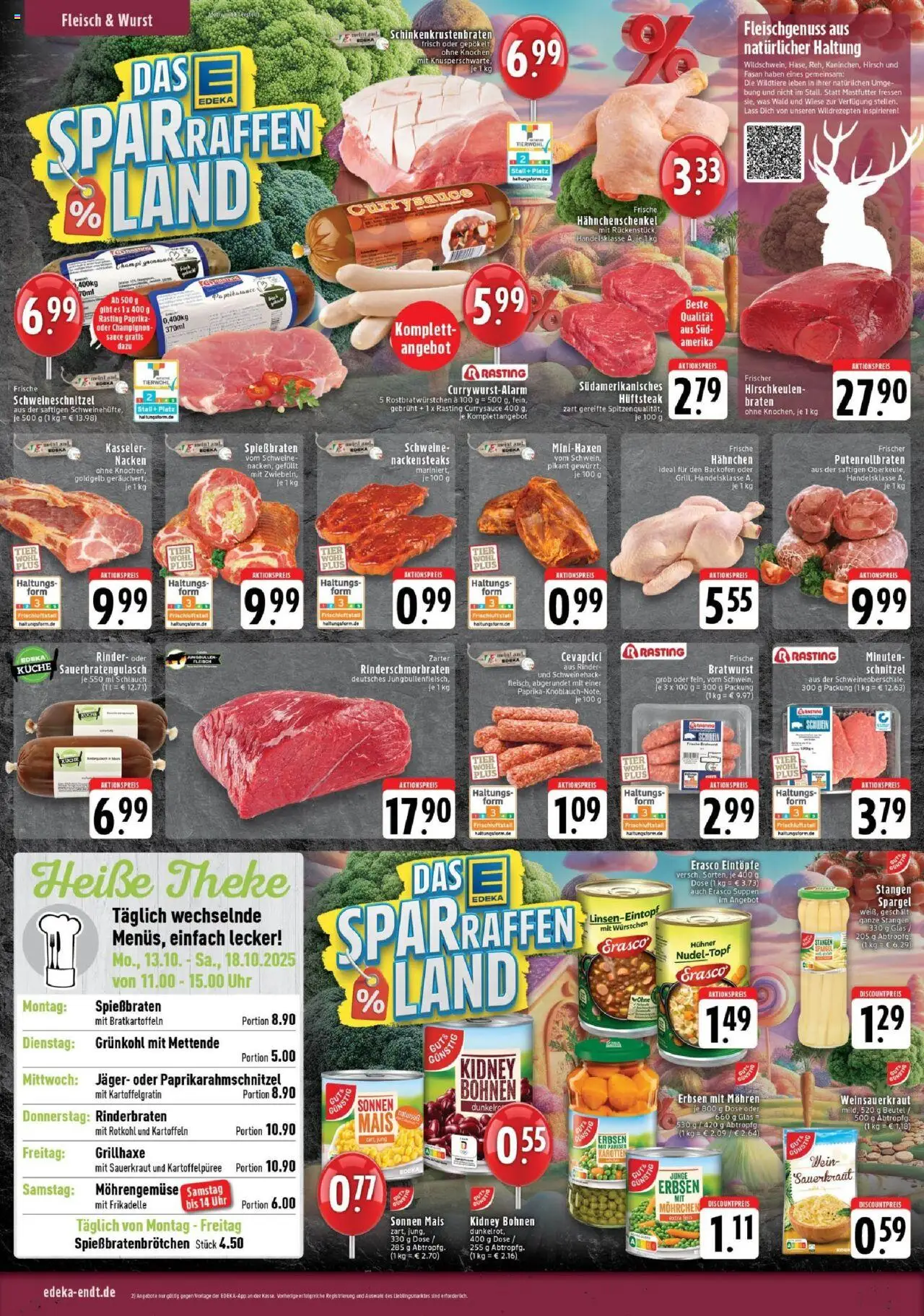 Edeka prospekt Mönchengladbach	 – gültig ab 13.10.2025 | Seite: 2 | Produkte: Hahnchenschenkel, Küche, Mohren, Wein