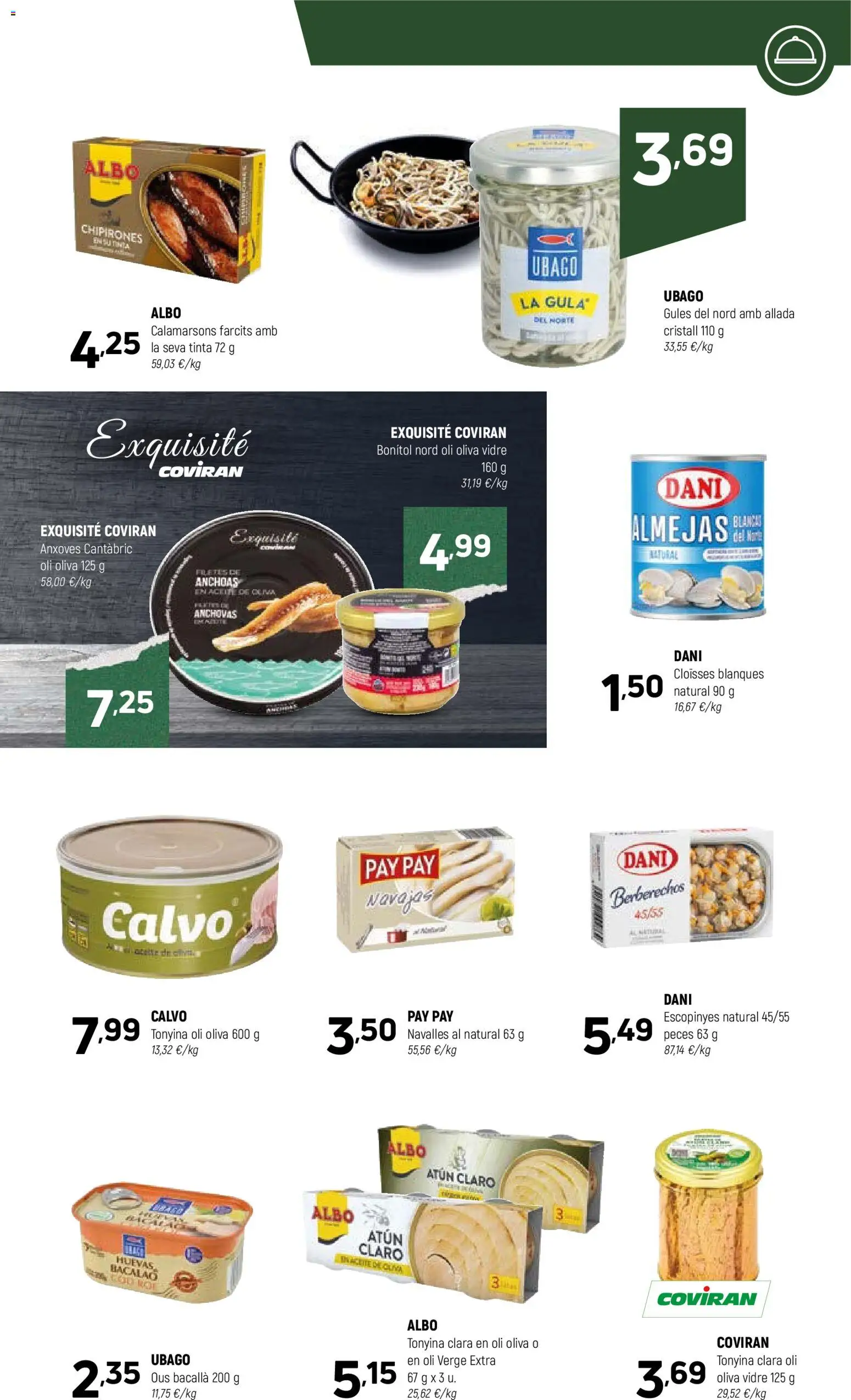 Coviran - Girona │ válido desde el 16.12.2025 | Página: 13 | Productos: Berberechos, Atún claro