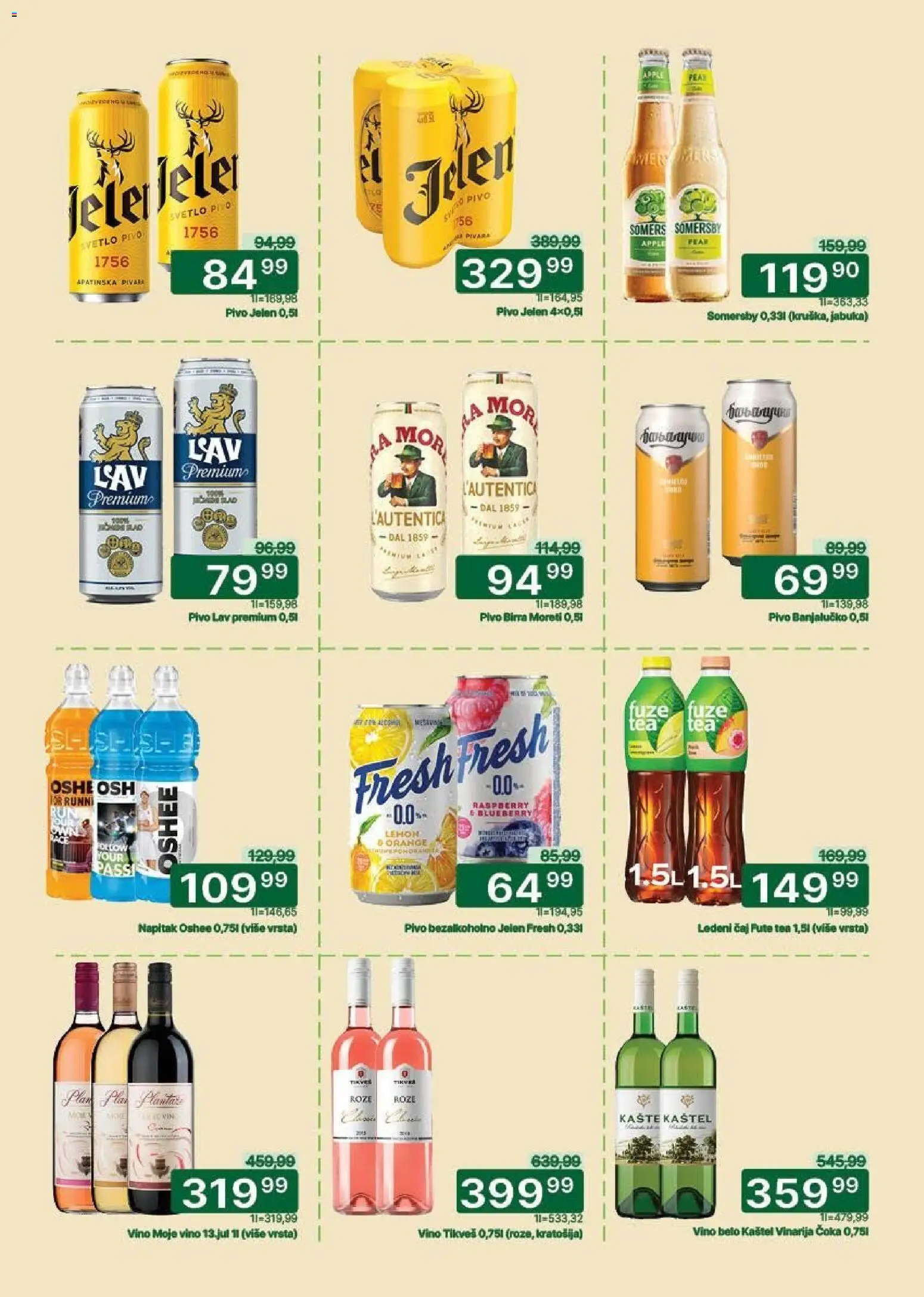 Univerexport katalog - važi od 30.03.2026 | Strana: 23 | Proizvode: Somersby, Vino, Pivo, Čaj