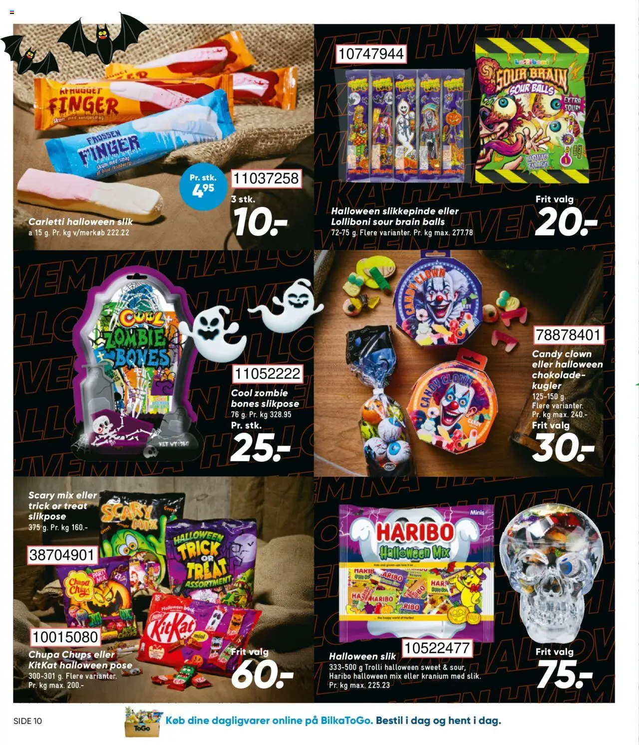 Bilka tilbudsavis – gyldig fra 10.10.2025 | Side: 10 | Produkter: Chokolade, Slik