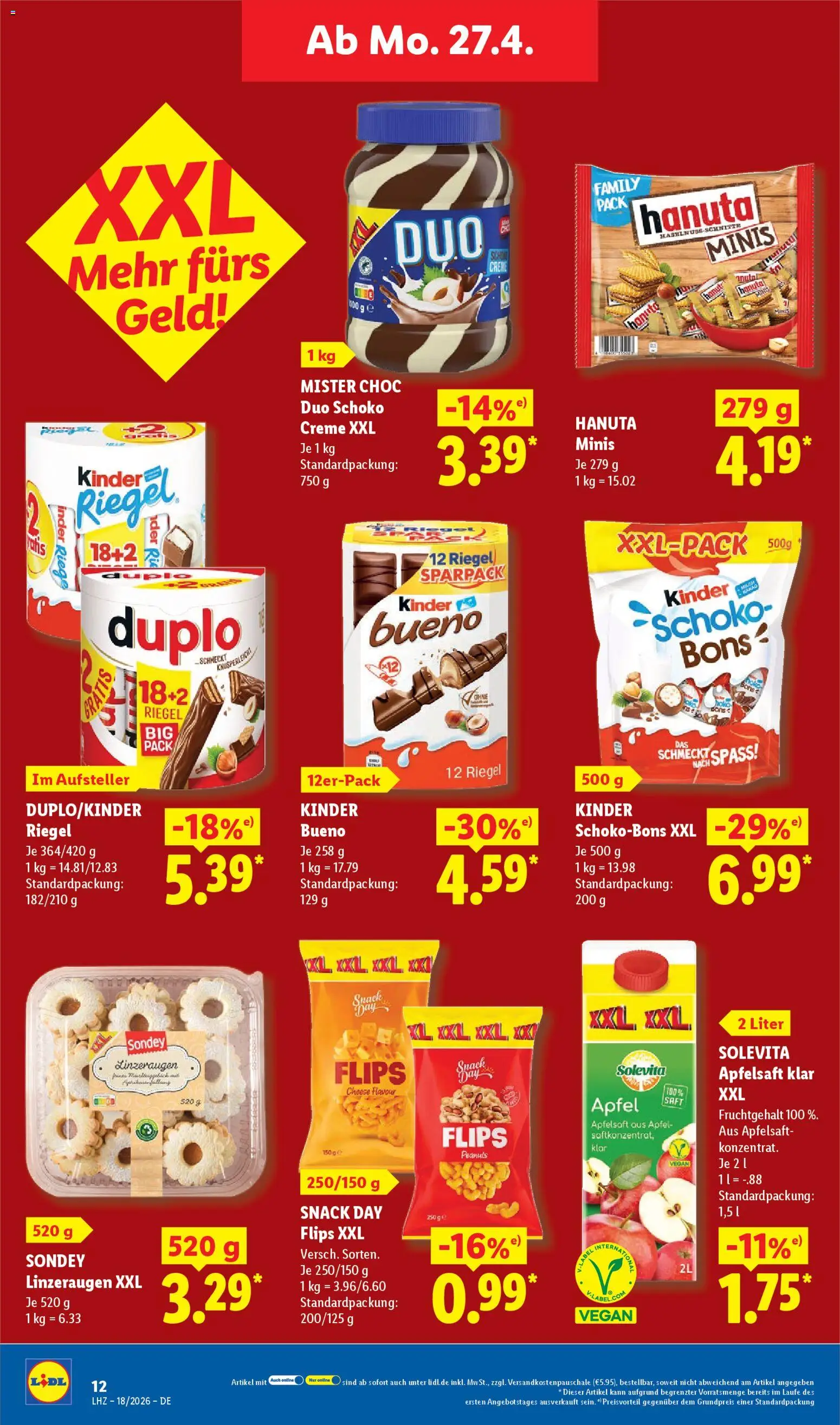 Lidl Prospekt | 27.04.2026 | Wie erhält man einen begrenzten Rabatt? | Deutschland