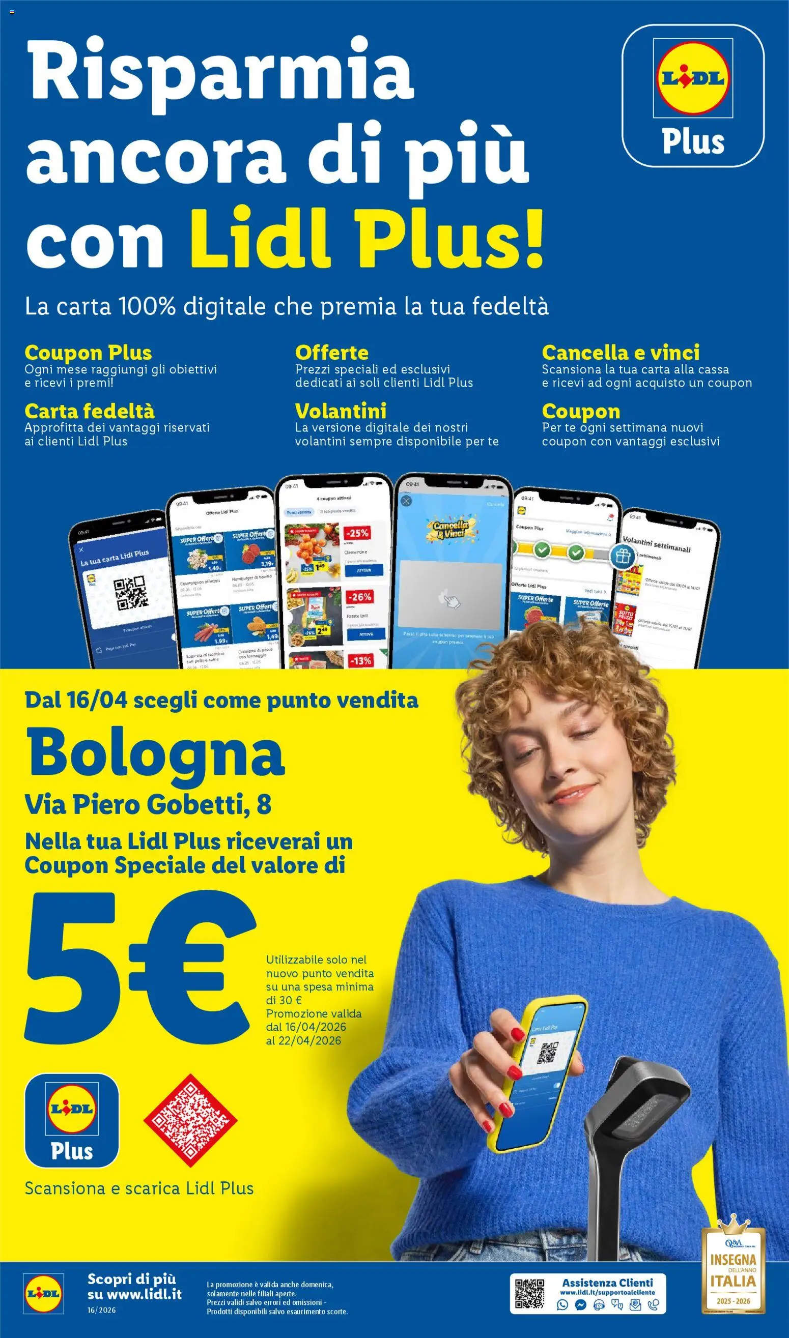 Volantino Lidl del 16.04.2026 | Pagina: 16 | Prodotti: Pollo, Pesce, Tacchino, Salsiccia