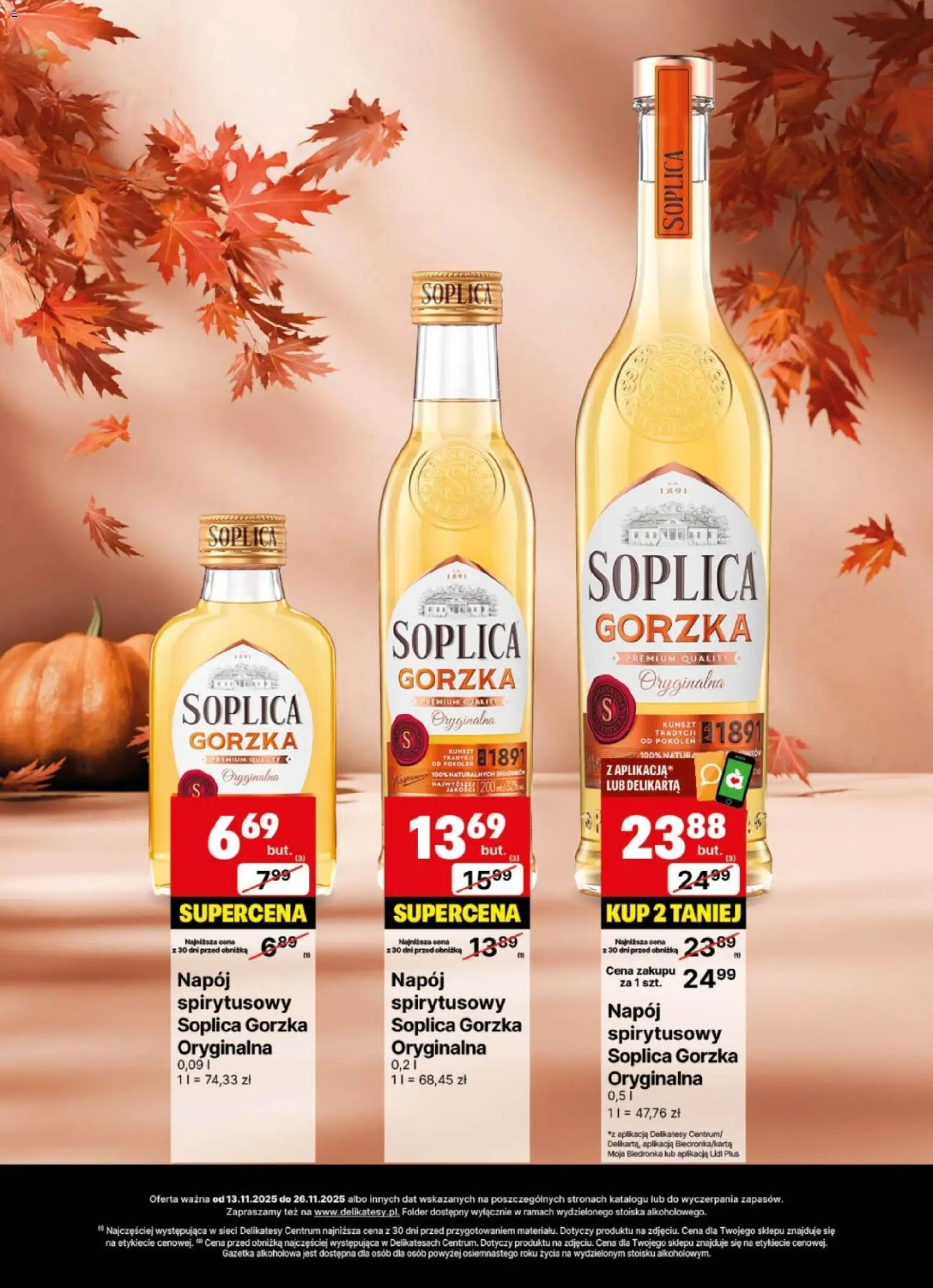 Delikatesy Centrum Gazetka - DeliBarek od 13.11.2025 | Strona: 18 | Produkty: Delikatesy