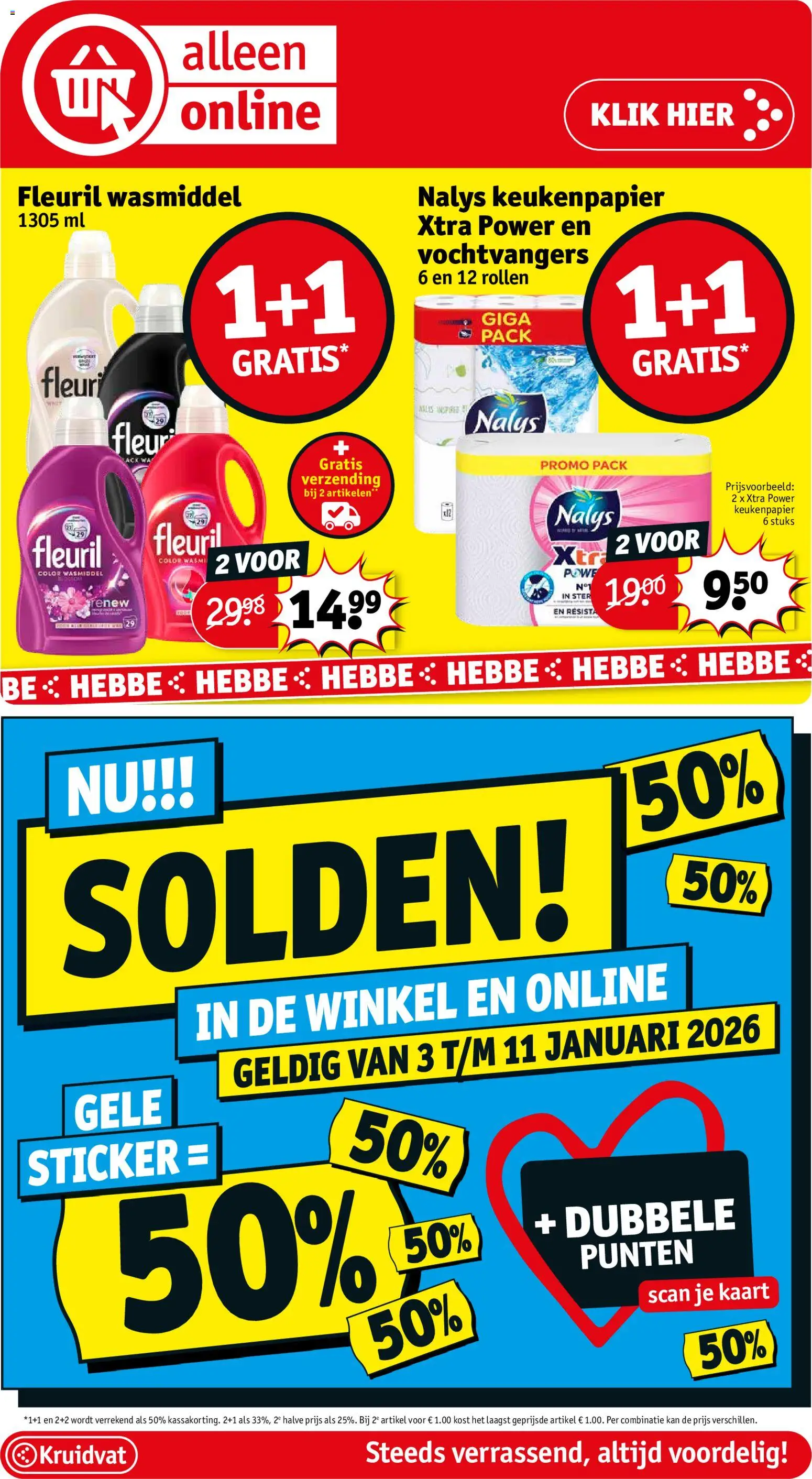 {H1} | Pagina: 55 | Producten: Kaart, Wasmiddel, Keukenpapier, Kan